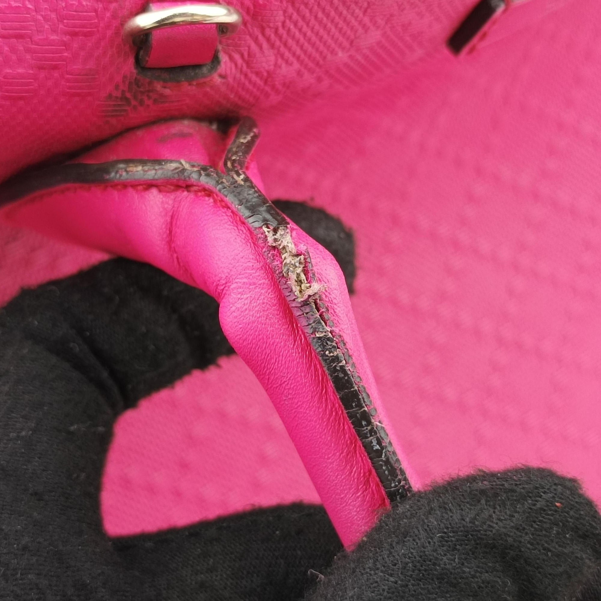 Pre-owned Gucci Bright Diamante Rose Leather 354332 shoulderbag | stylenewstar
