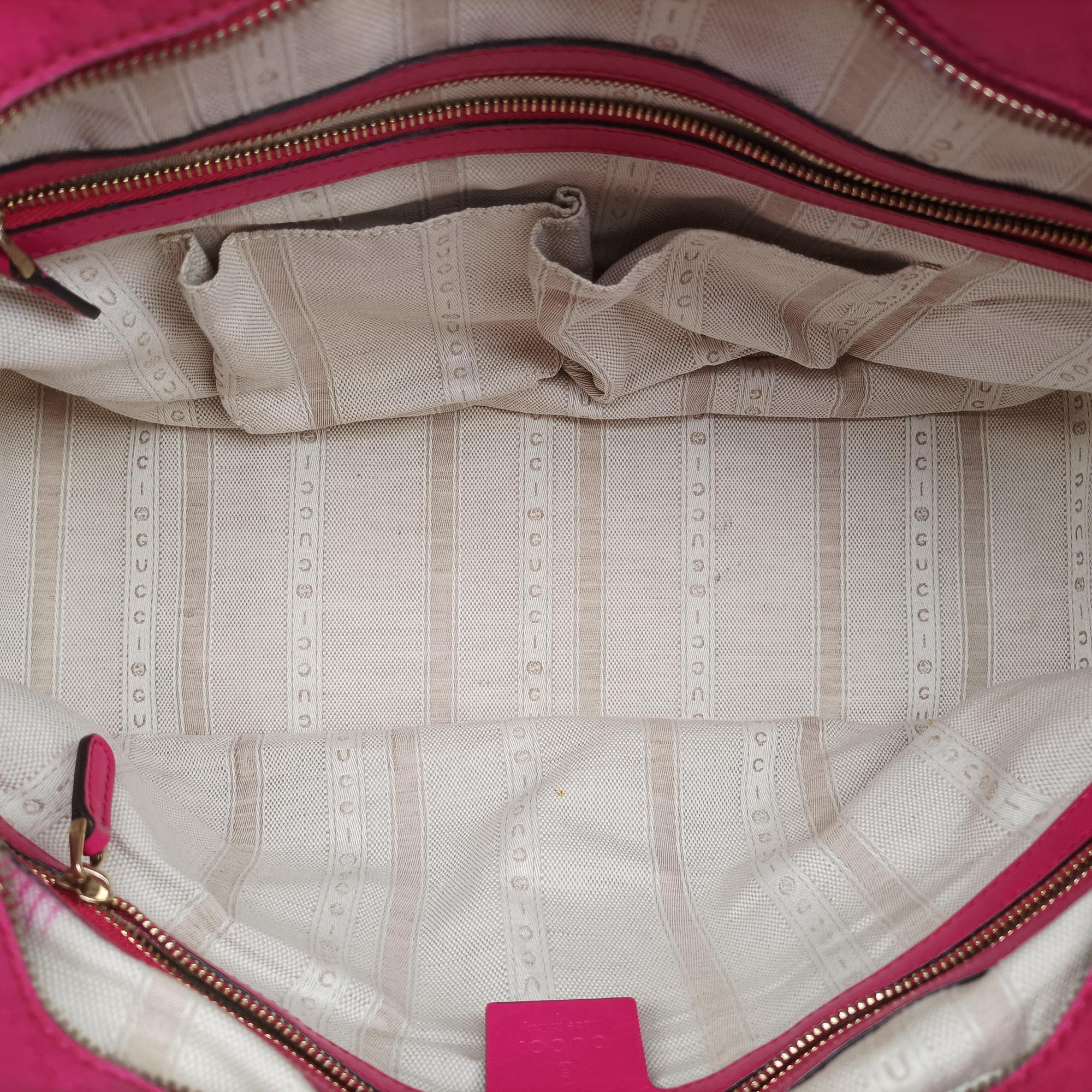 Pre-owned Gucci Bright Diamante Rose Leather 354332 shoulderbag | stylenewstar