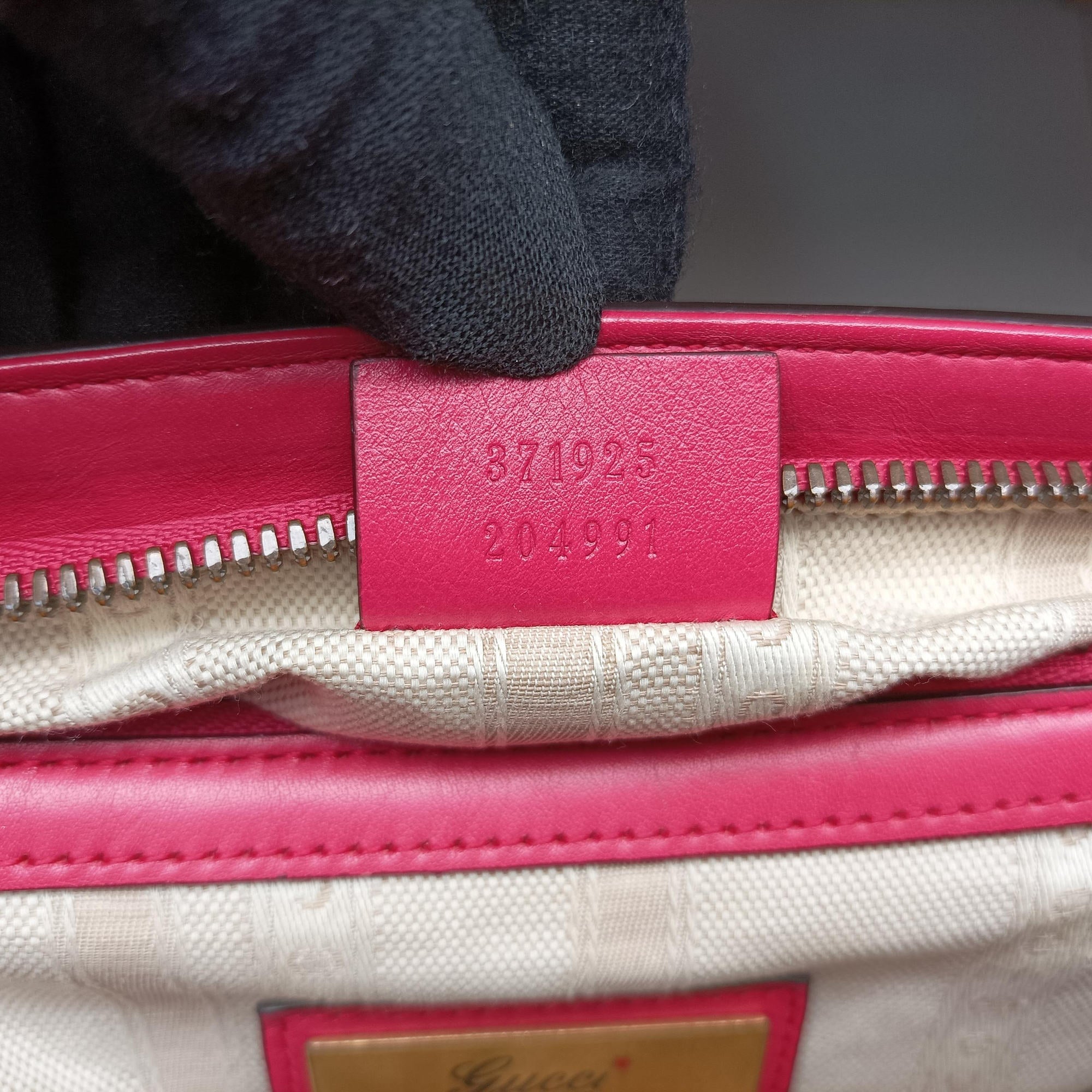 Pre-owned Gucci Bright Bit Rose Patent Leather 371925 shoulderbag | stylenewstar
