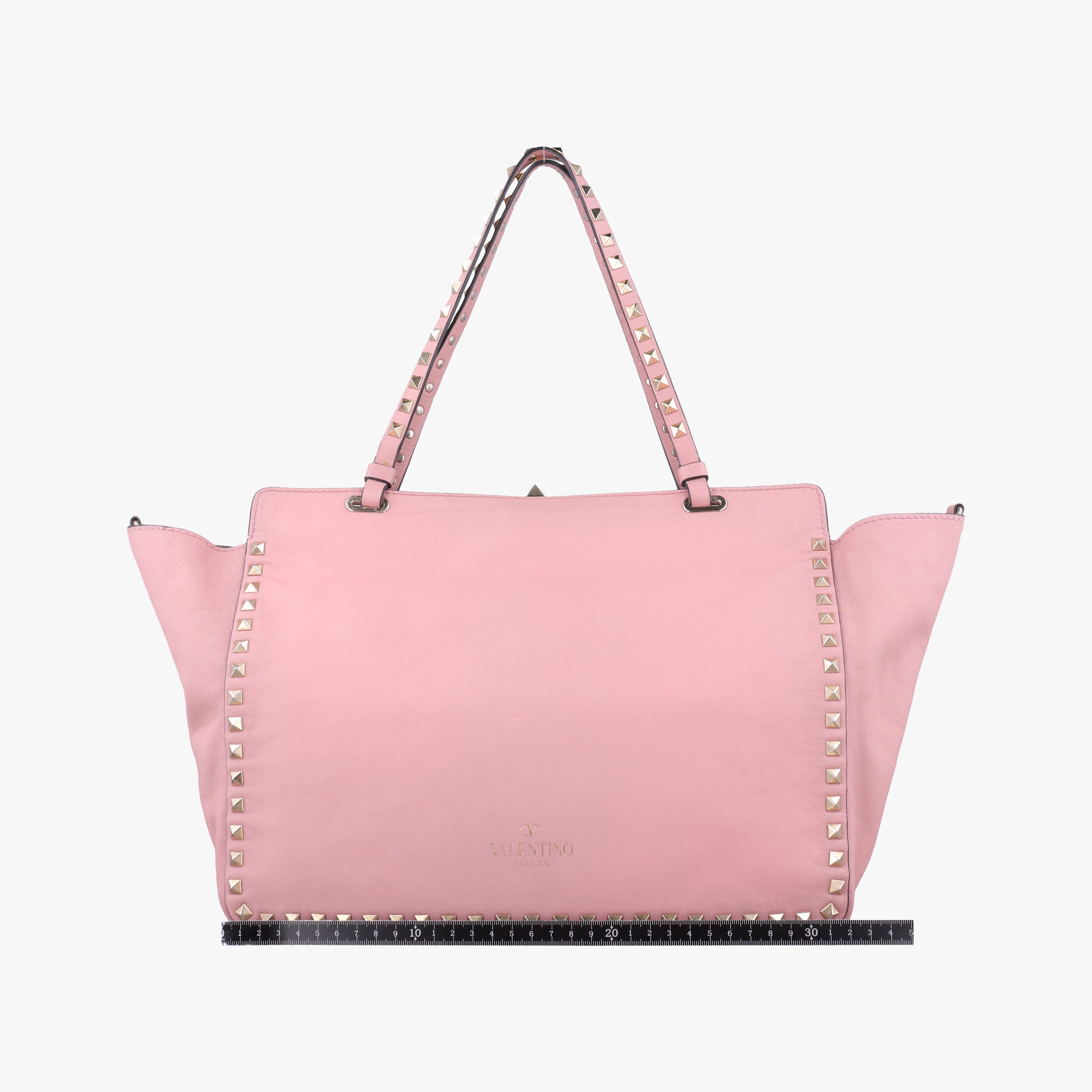 Secondhand Valentino Rockstud Pink leather  handbag | stylenewstar