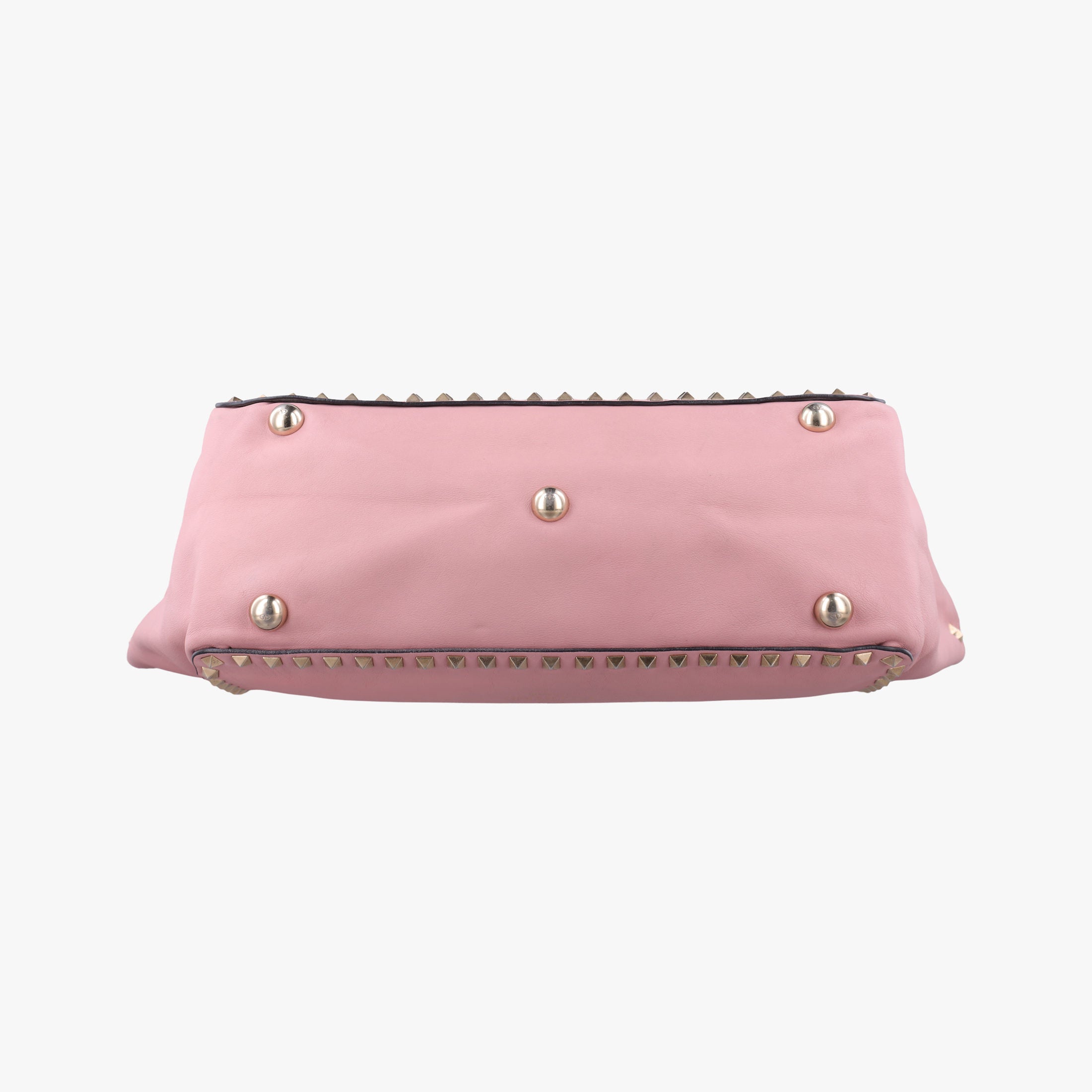 Secondhand Valentino Rockstud Pink leather  handbag | stylenewstar
