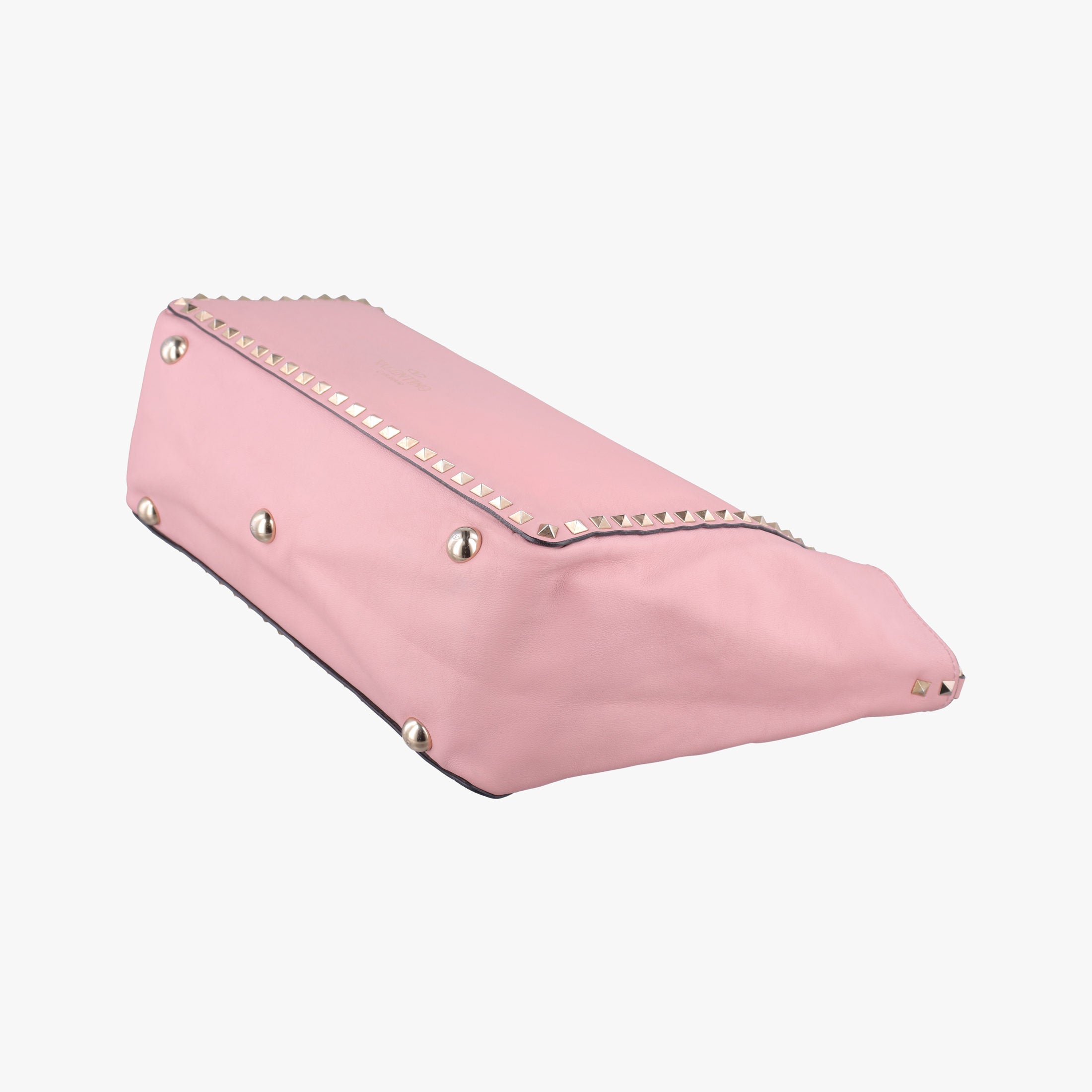 Secondhand Valentino Rockstud Pink leather  handbag | stylenewstar