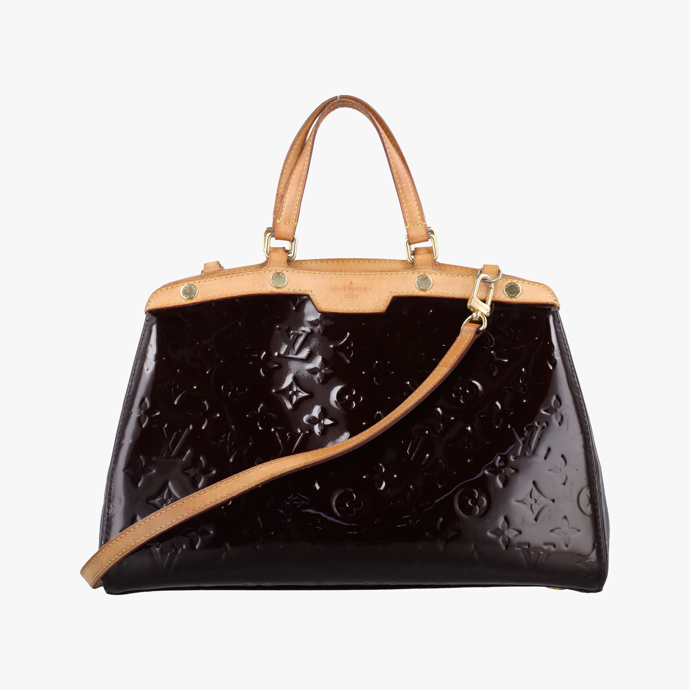 Secondhand Louis Vuitton Brea MM AMARANTE Vernis M91619 shoulderbag | stylenewstar