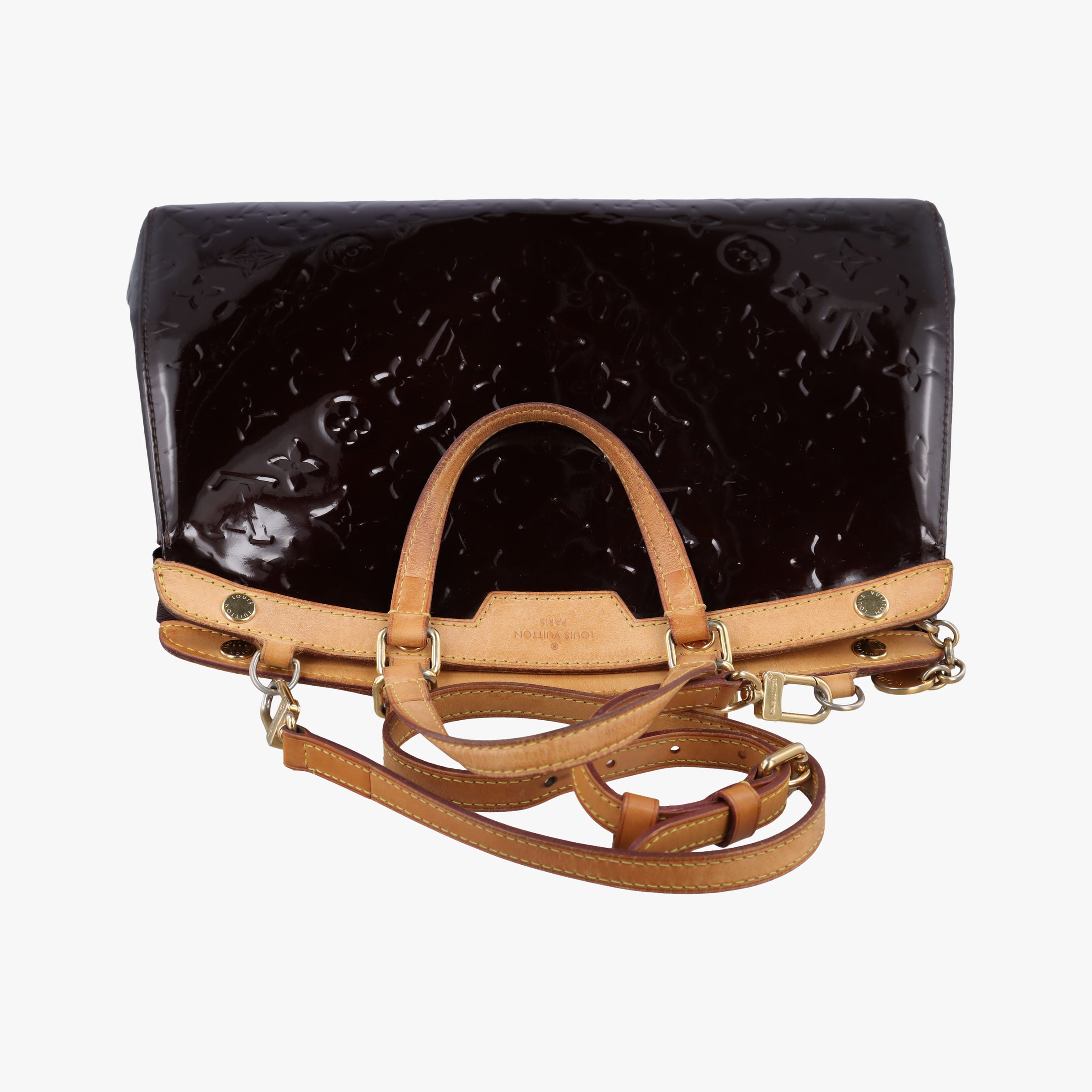 Secondhand Louis Vuitton Brea MM AMARANTE Vernis M91619 shoulderbag | stylenewstar