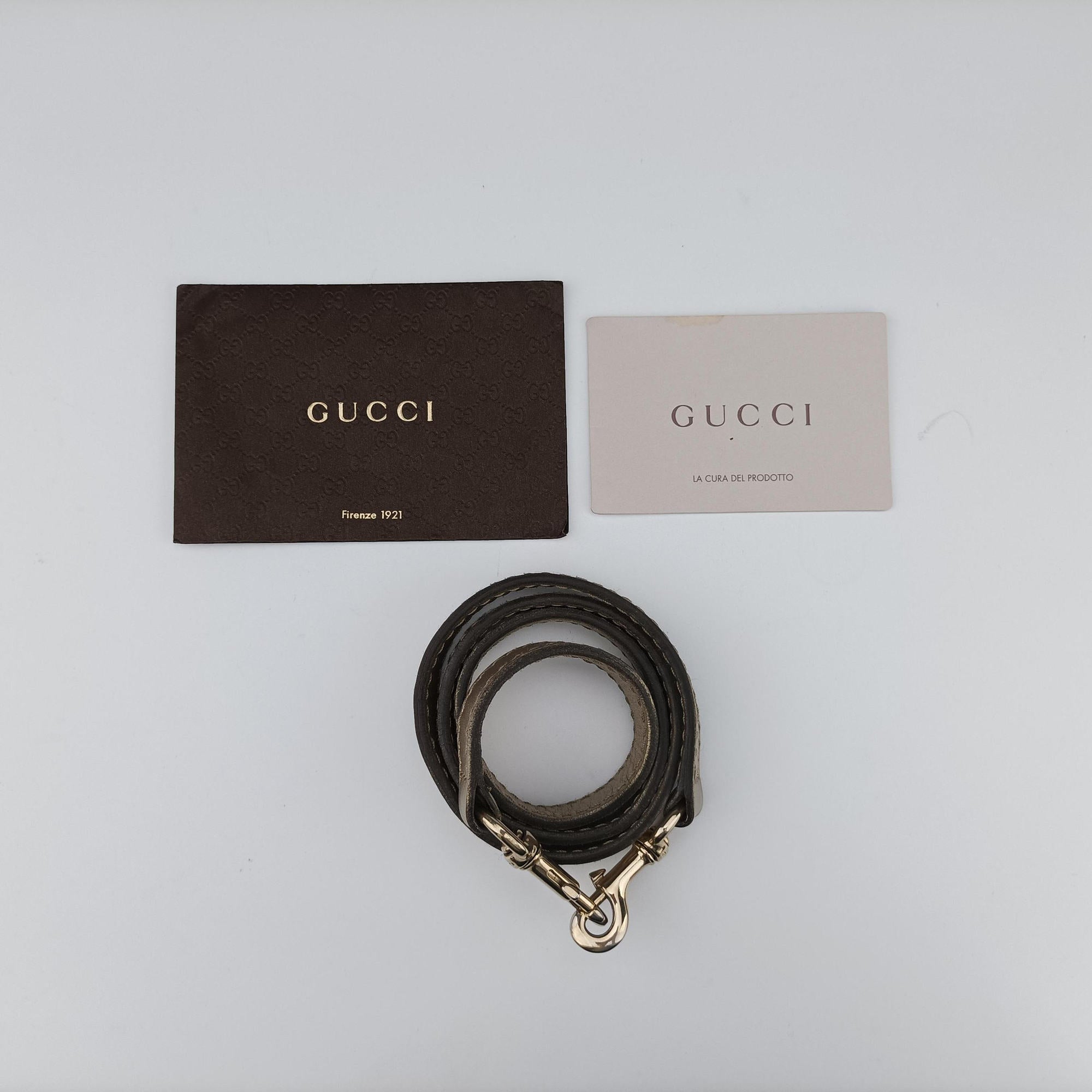 Pre-owned Gucci Sukey Guccissima Golden Leather 223974 shoulderbag | stylenewstar