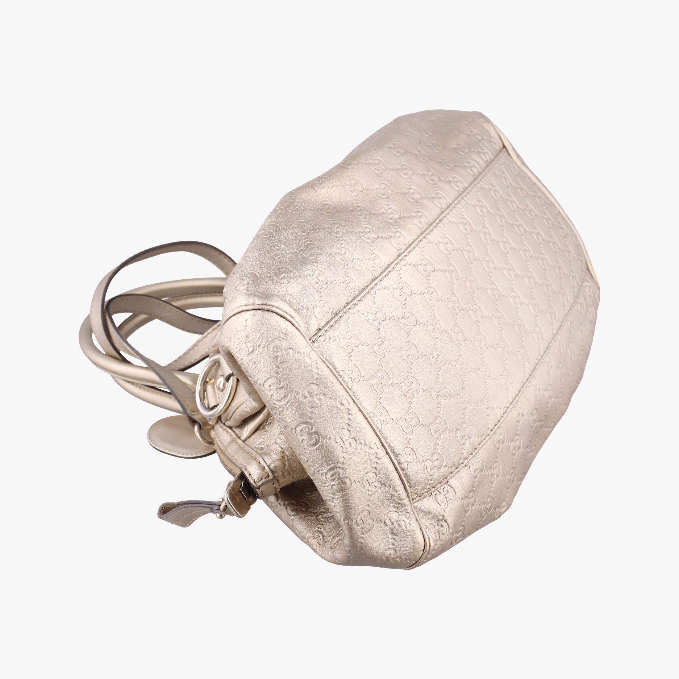 Pre-owned Gucci Sukey Guccissima Golden Leather 223974 shoulderbag | stylenewstar
