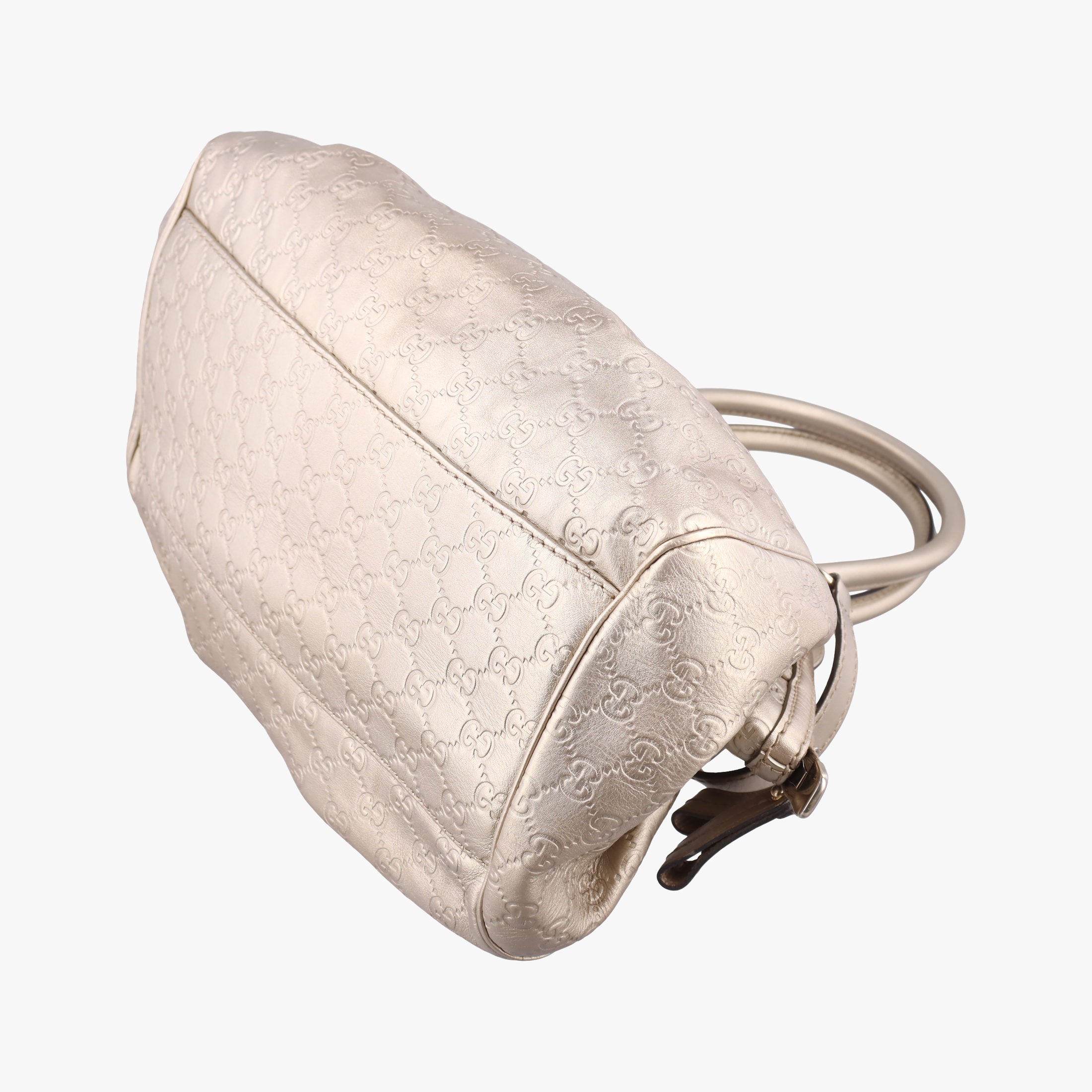 Pre-owned Gucci Sukey Guccissima Golden Leather 223974 shoulderbag | stylenewstar