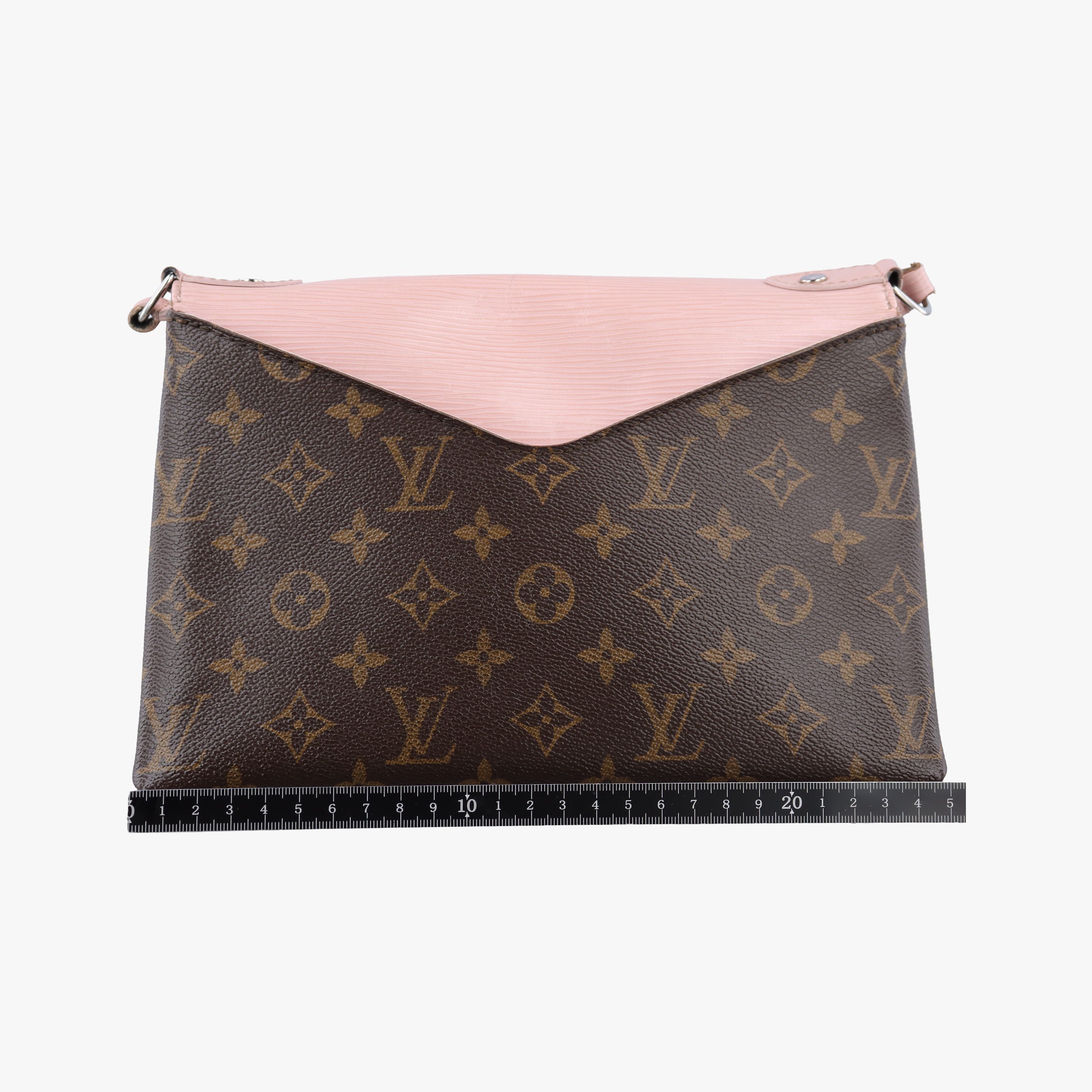 Pre-owned Louis Vuitton SAINT MICHEL Monogram×Rose Ballerine Monogram Canvas×epi M44033 shoulderbag | stylenewstar