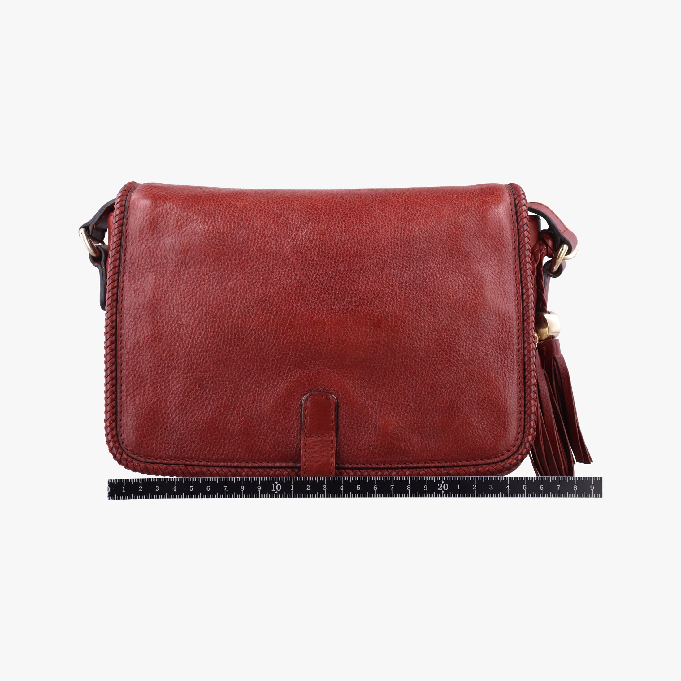Secondhand Gucci Marrakech Messenger Red Leather 257024 shoulderbag | stylenewstar