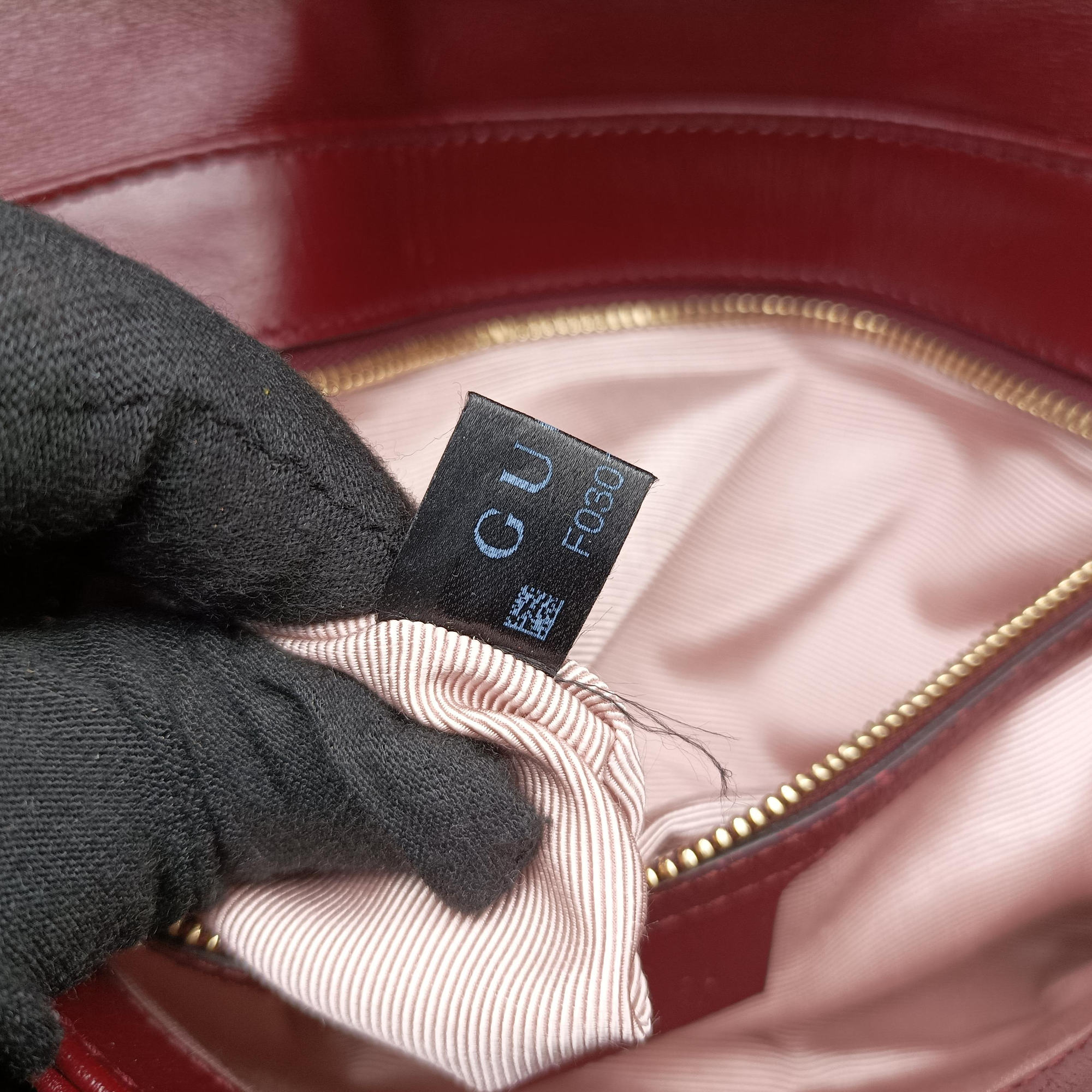 Secondhand Gucci Arli Burgundy Leather 550129 shoulderbag | stylenewstar