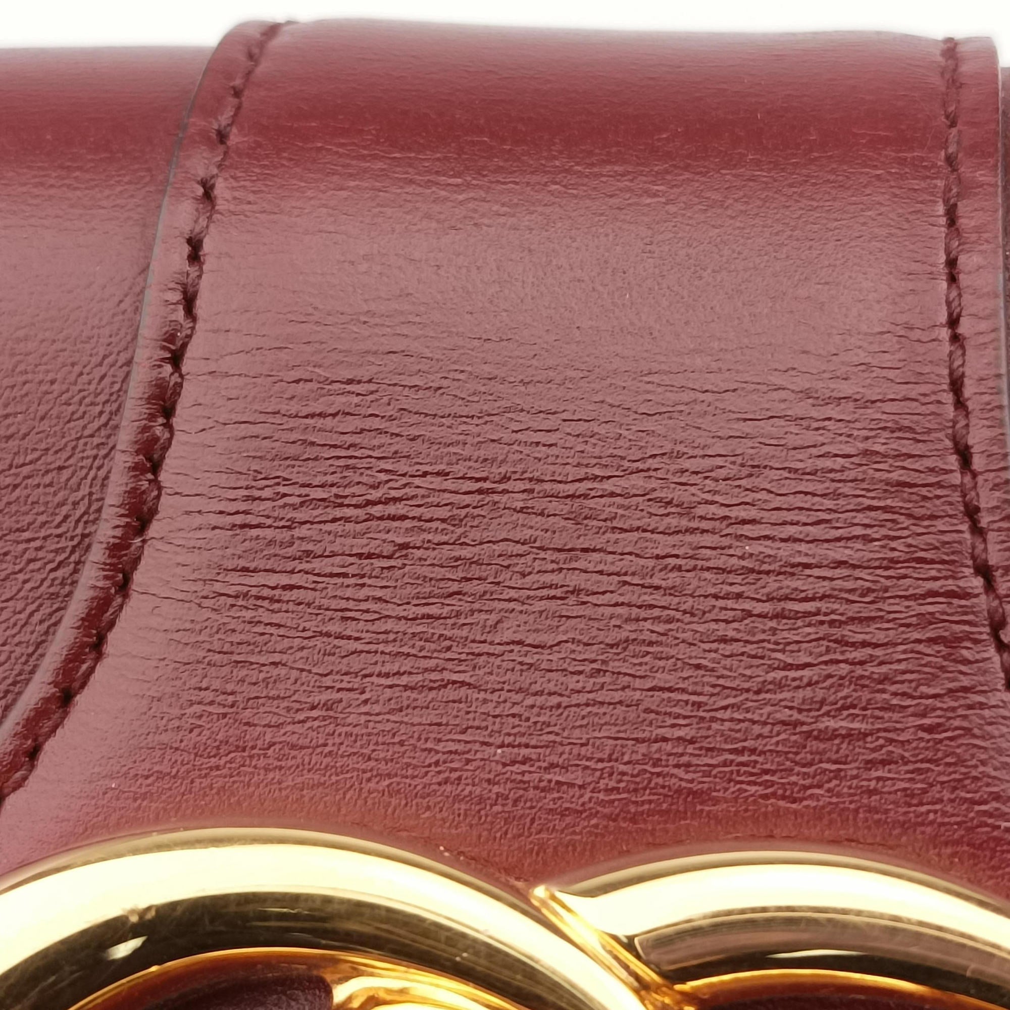 Secondhand Gucci Arli Burgundy Leather 550129 shoulderbag | stylenewstar