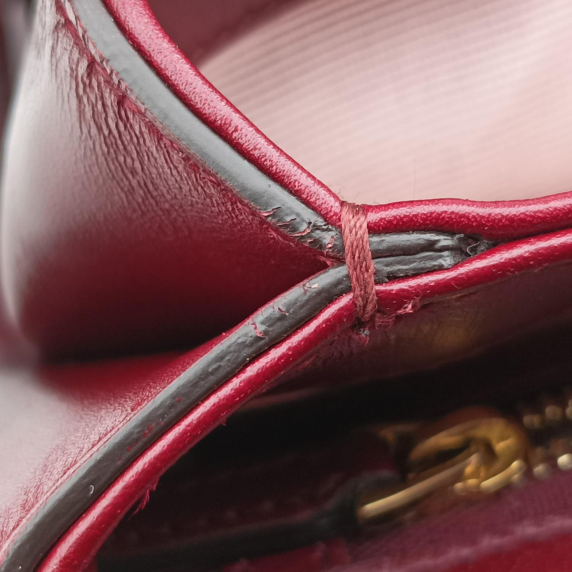 Secondhand Gucci Arli Burgundy Leather 550129 shoulderbag | stylenewstar