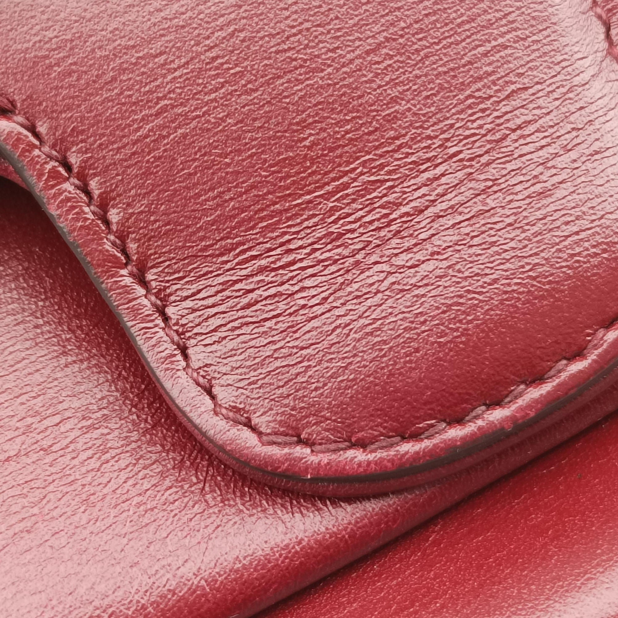 Secondhand Gucci Arli Burgundy Leather 550129 shoulderbag | stylenewstar