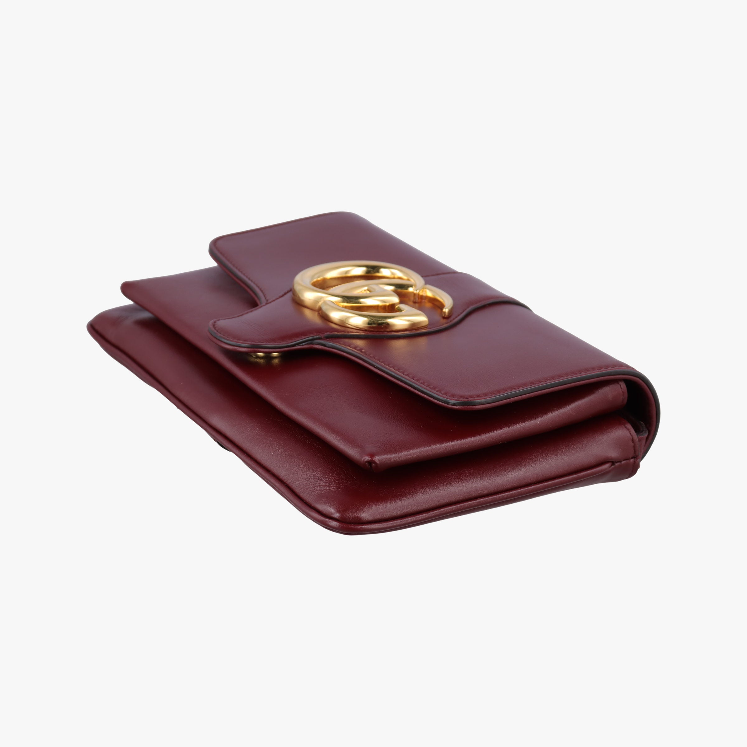 Secondhand Gucci Arli Burgundy Leather 550129 shoulderbag | stylenewstar