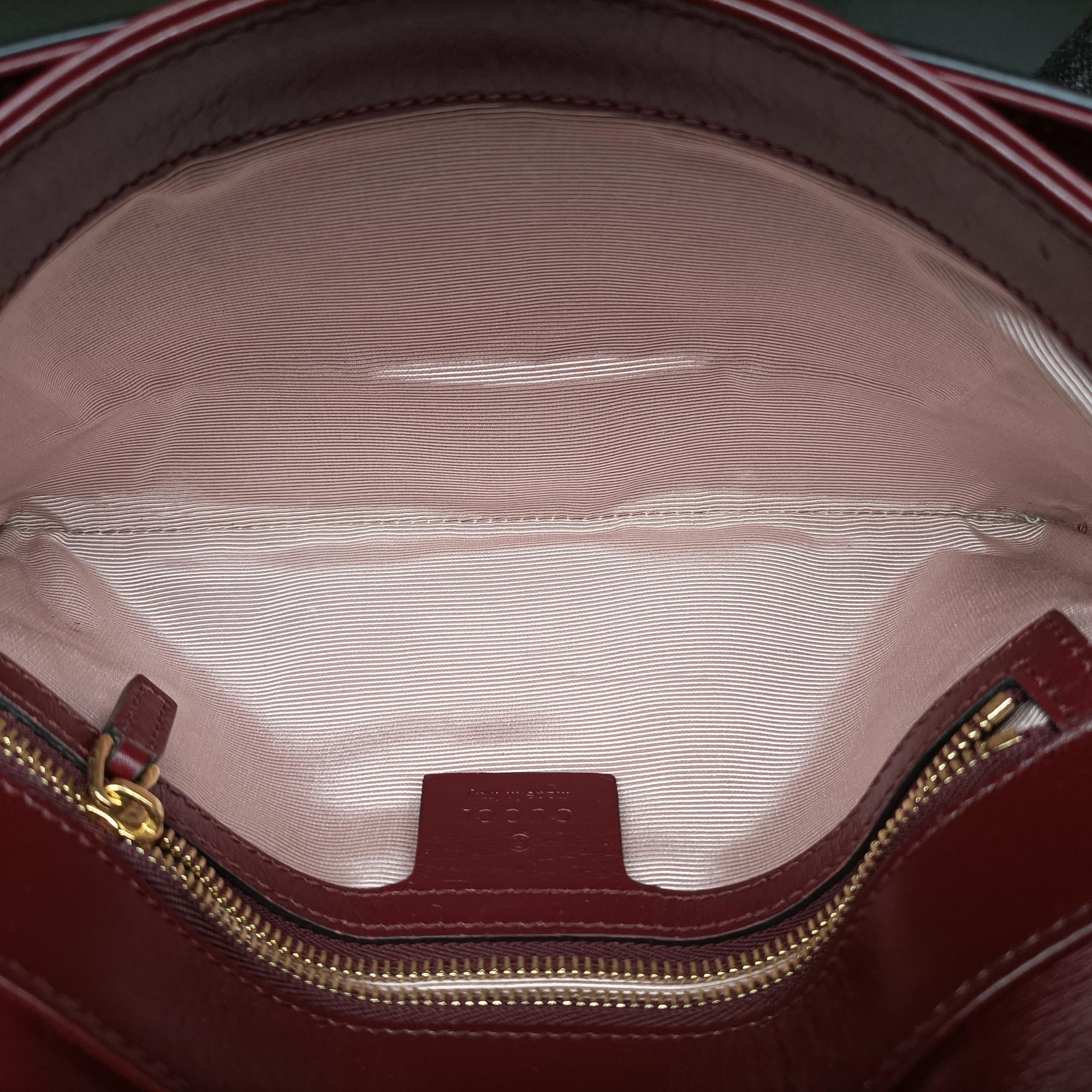 Secondhand Gucci Arli Burgundy Leather 550129 shoulderbag | stylenewstar