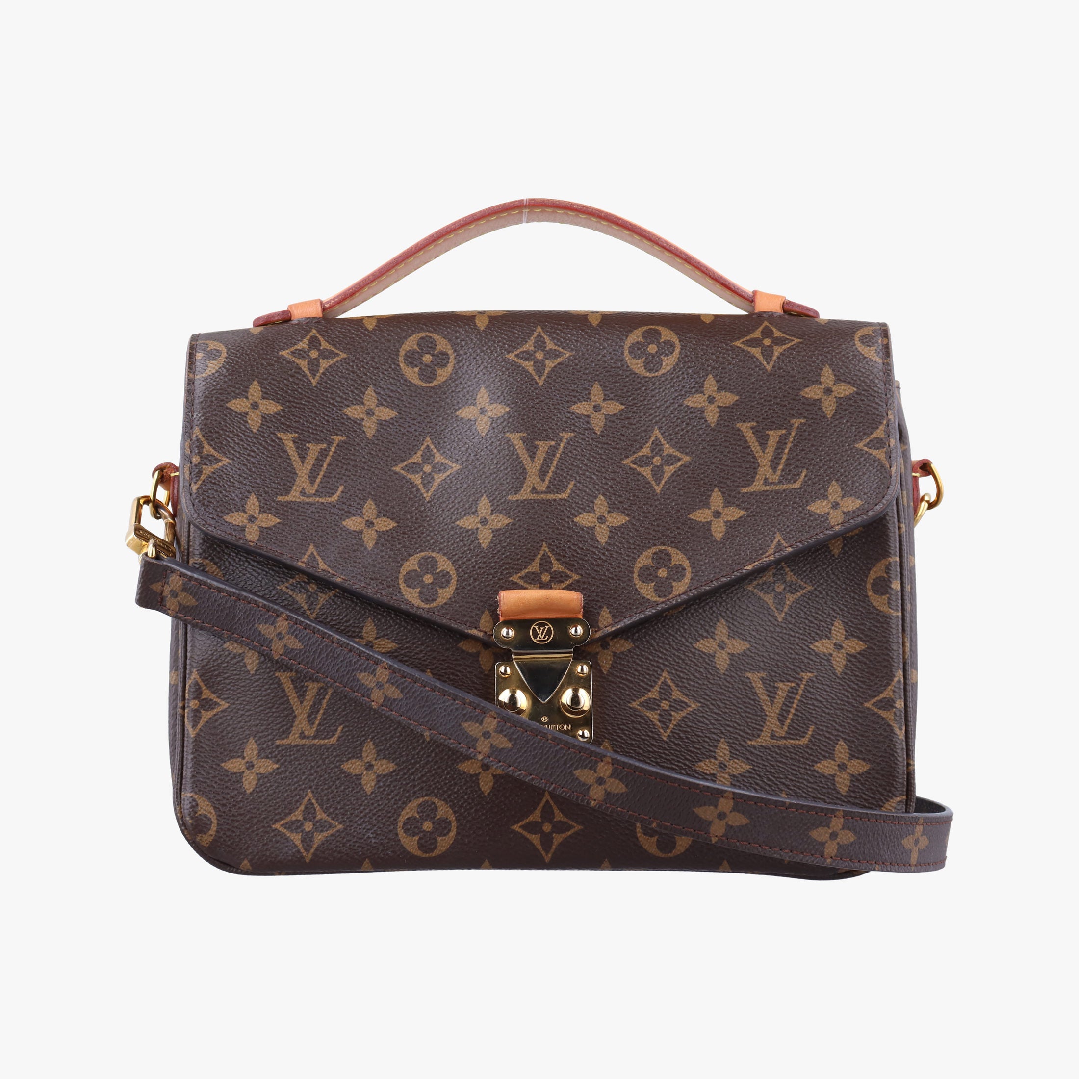 Pre-owned Louis Vuitton Pochette Metis MM Brown Monogram Canvas M44875 shoulderbag | stylenewstar