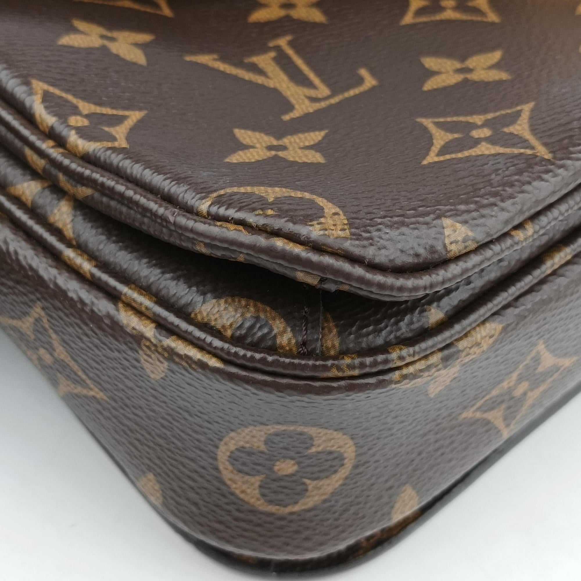 Pre-owned Louis Vuitton Pochette Metis MM Brown Monogram Canvas M44875 shoulderbag | stylenewstar