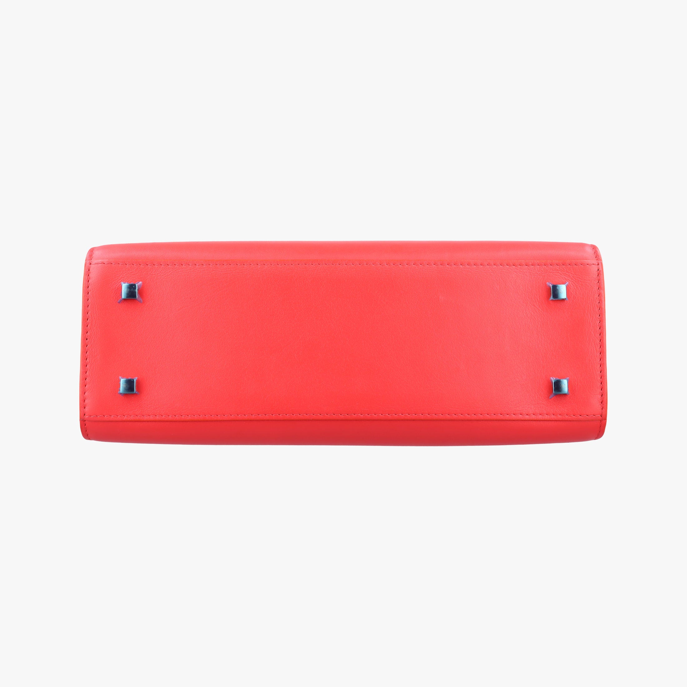 Pre-owned Delvaux Tan pete Red Leather  shoulderbag | stylenewstar