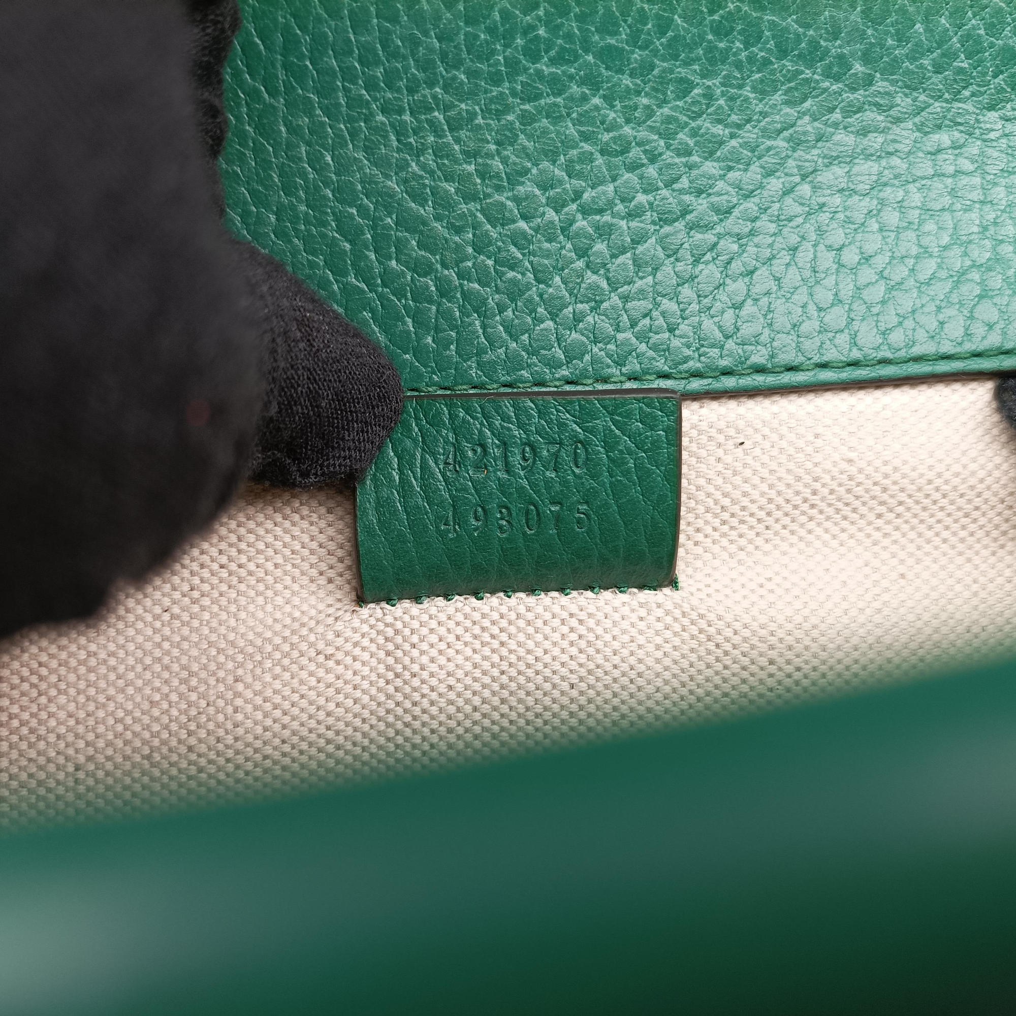 Pre-owned Gucci Dionysus Green Leather 421970 shoulderbag | stylenewstar