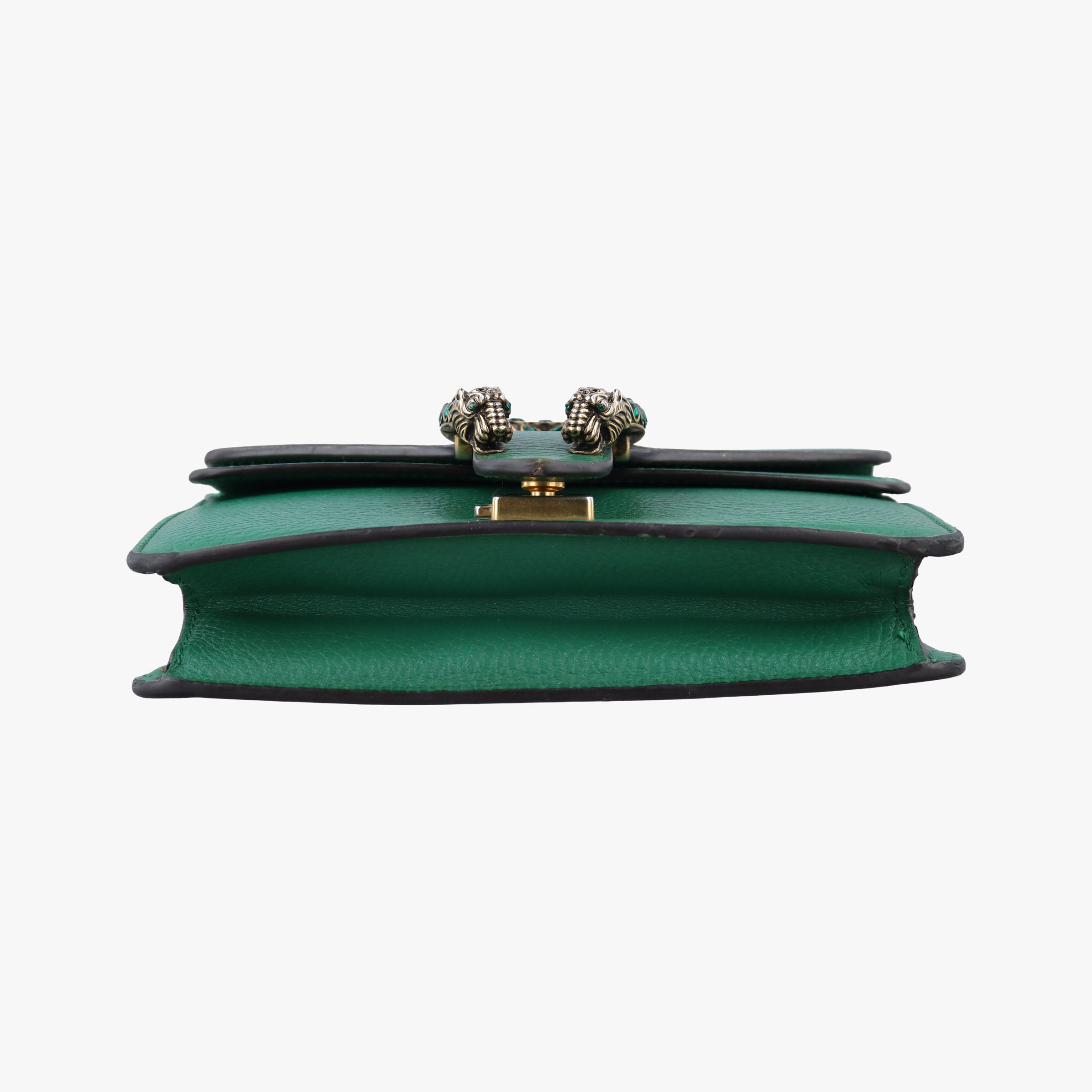 Pre-owned Gucci Dionysus Green Leather 421970 shoulderbag | stylenewstar