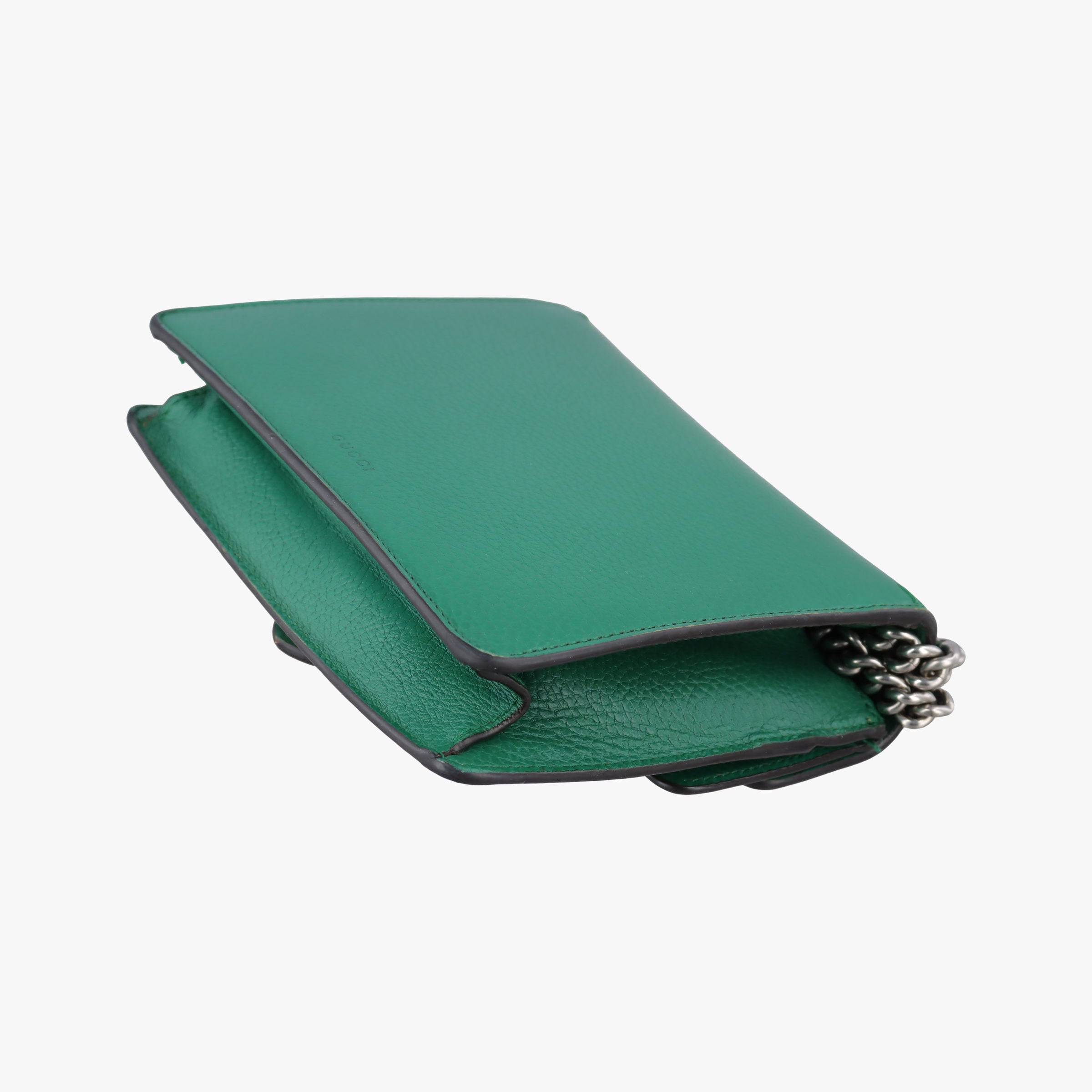 Pre-owned Gucci Dionysus Green Leather 421970 shoulderbag | stylenewstar
