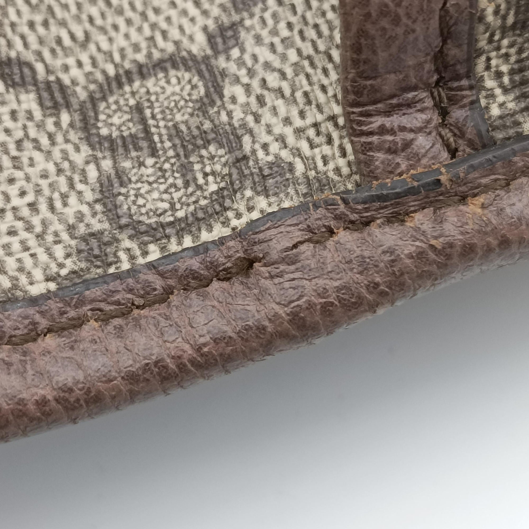 Secondhand Gucci NEO VINTAGE GG Supreme Brown PVC coated canvas×Leather 493930 bum bag/waist bag | stylenewstar