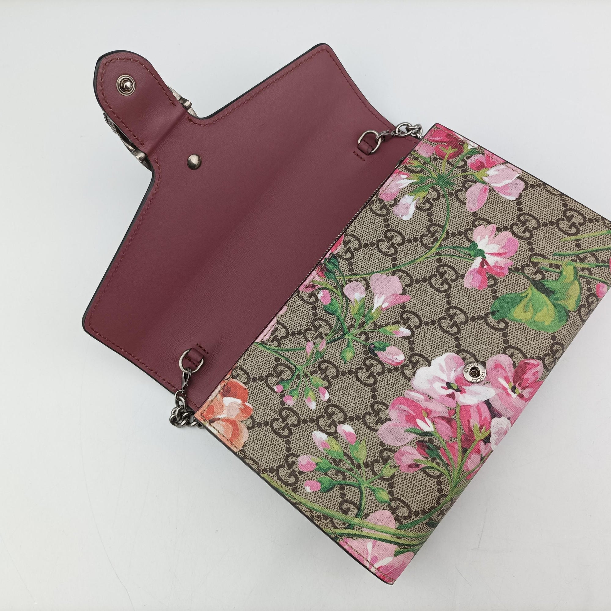 Pre-owned Gucci Dionysus beige×Multicolour PVC coated canvas×Leather 401231 shoulderbag | stylenewstar