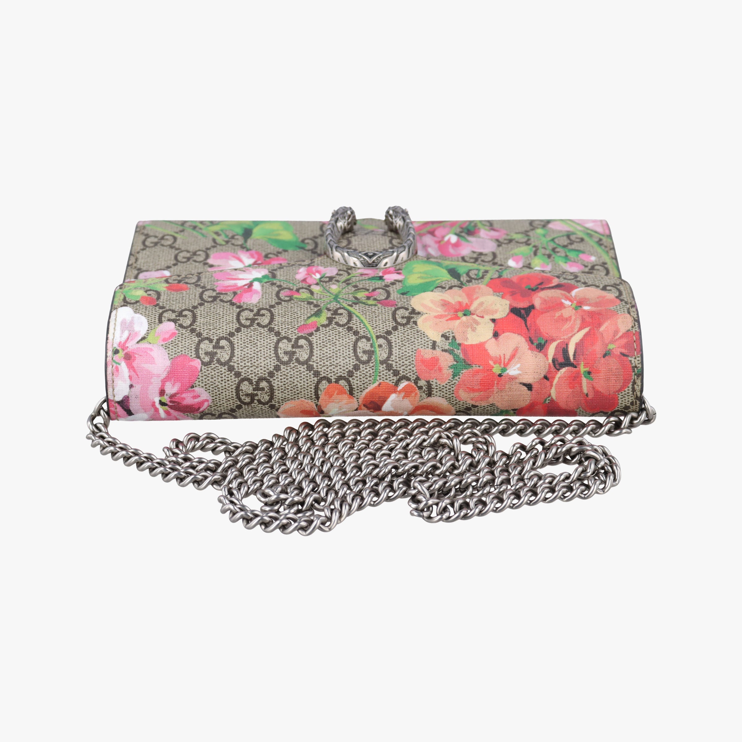 Pre-owned Gucci Dionysus beige×Multicolour PVC coated canvas×Leather 401231 shoulderbag | stylenewstar