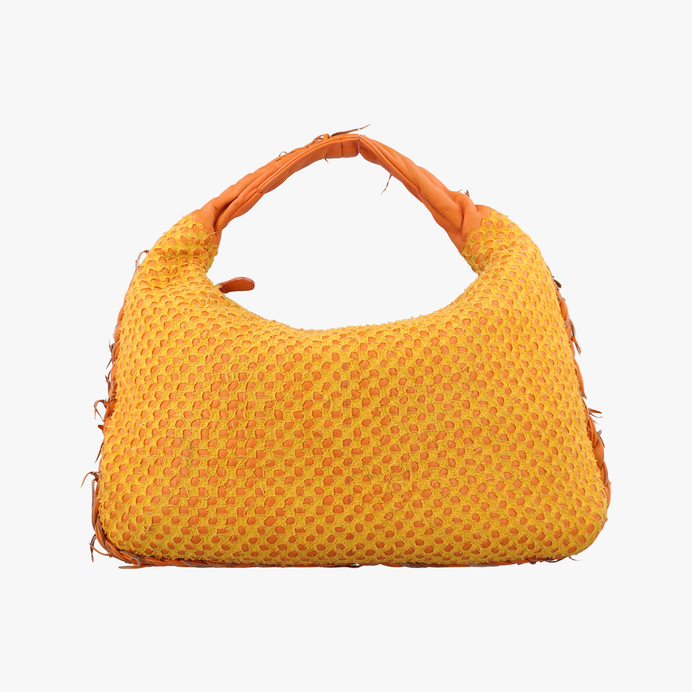Secondhand Bottega Veneta Veneta Yellow lambskin  handbag | stylenewstar