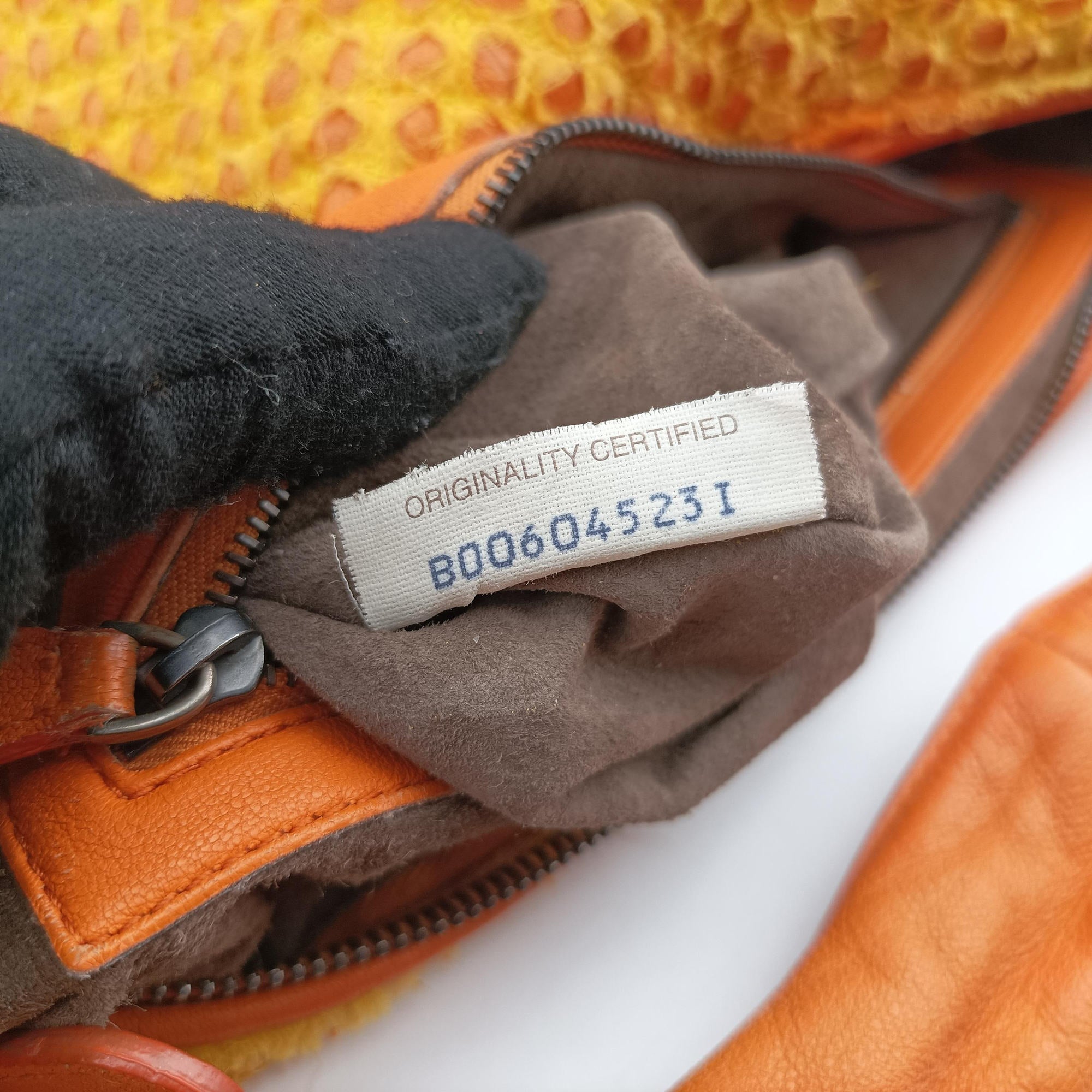 Secondhand Bottega Veneta Veneta Yellow lambskin  handbag | stylenewstar