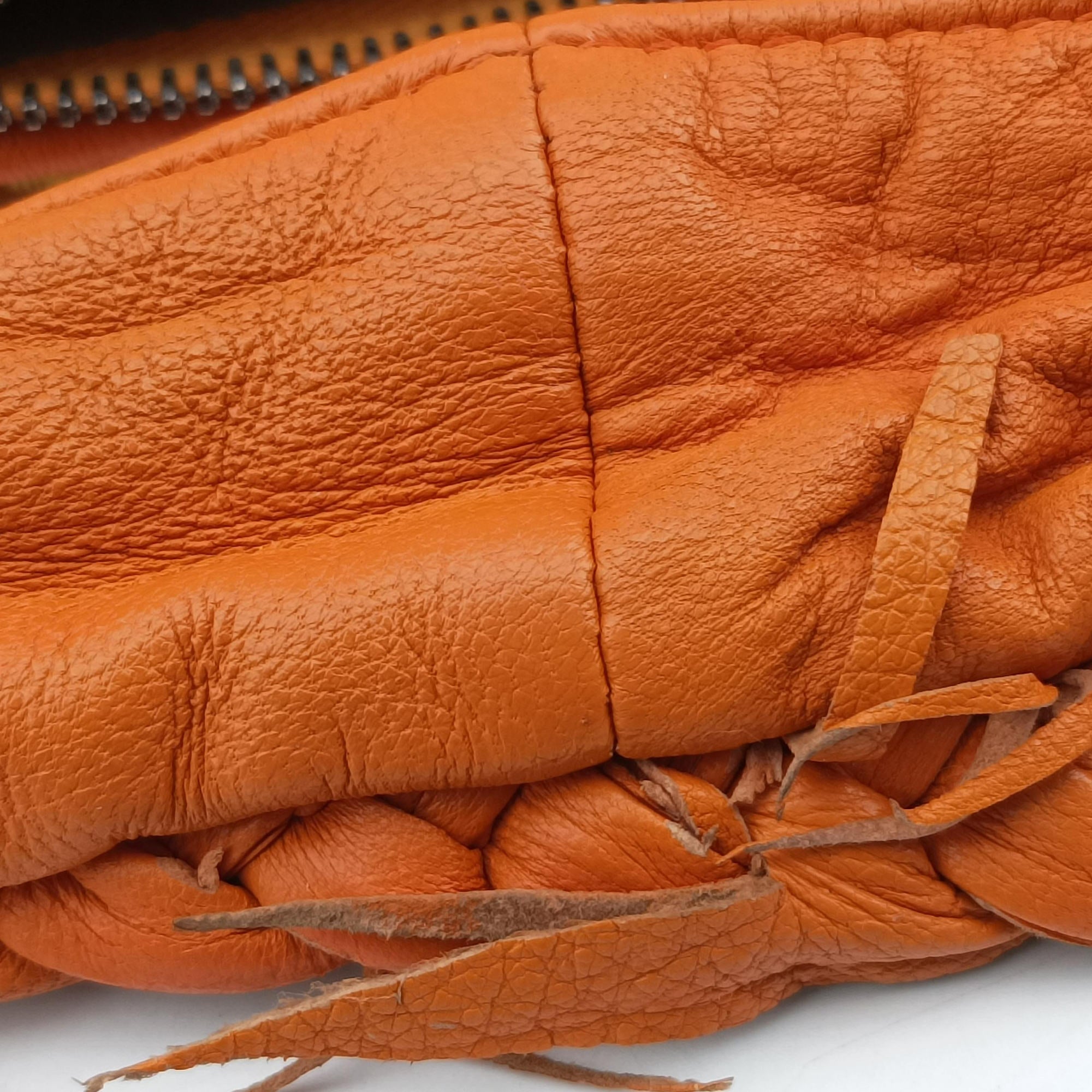 Secondhand Bottega Veneta Veneta Yellow lambskin  handbag | stylenewstar