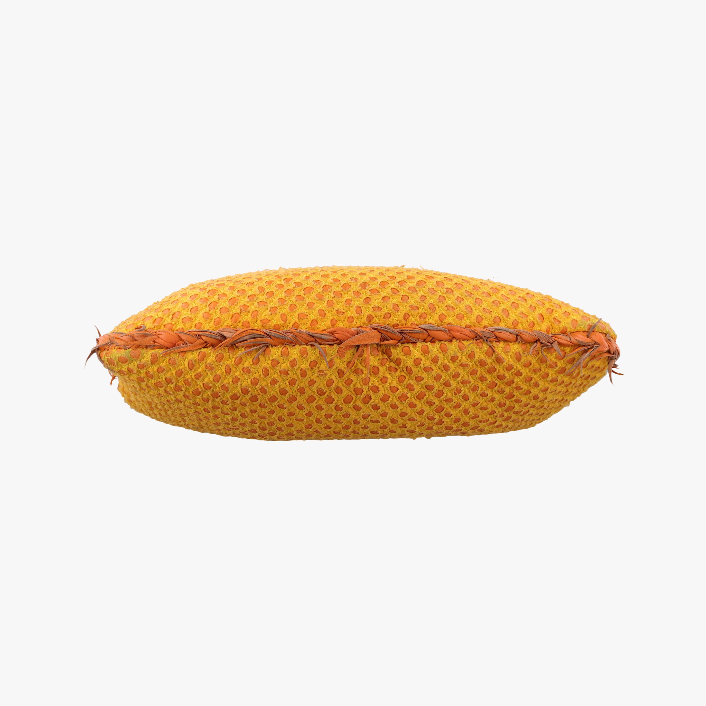 Secondhand Bottega Veneta Veneta Yellow lambskin  handbag | stylenewstar