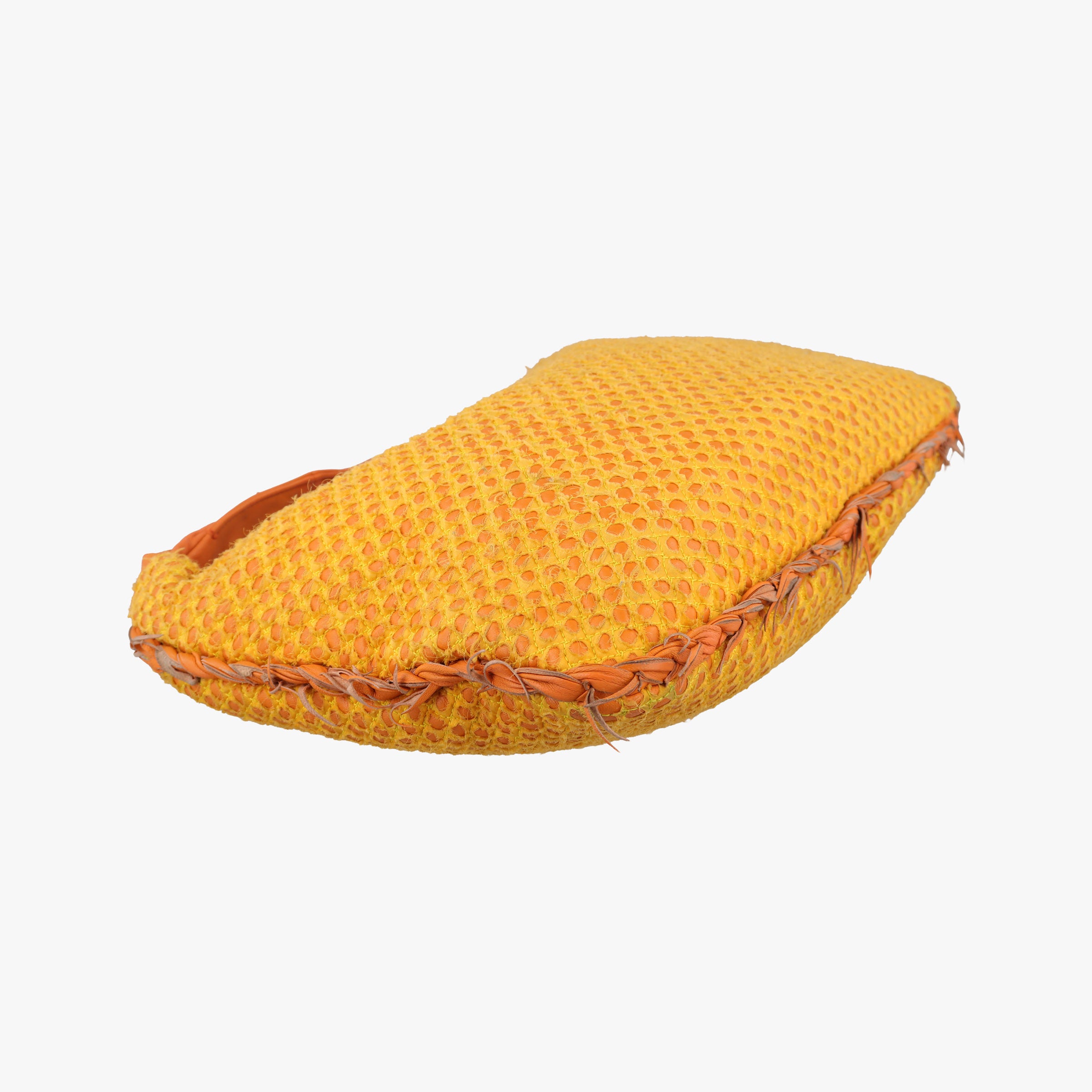 Secondhand Bottega Veneta Veneta Yellow lambskin  handbag | stylenewstar