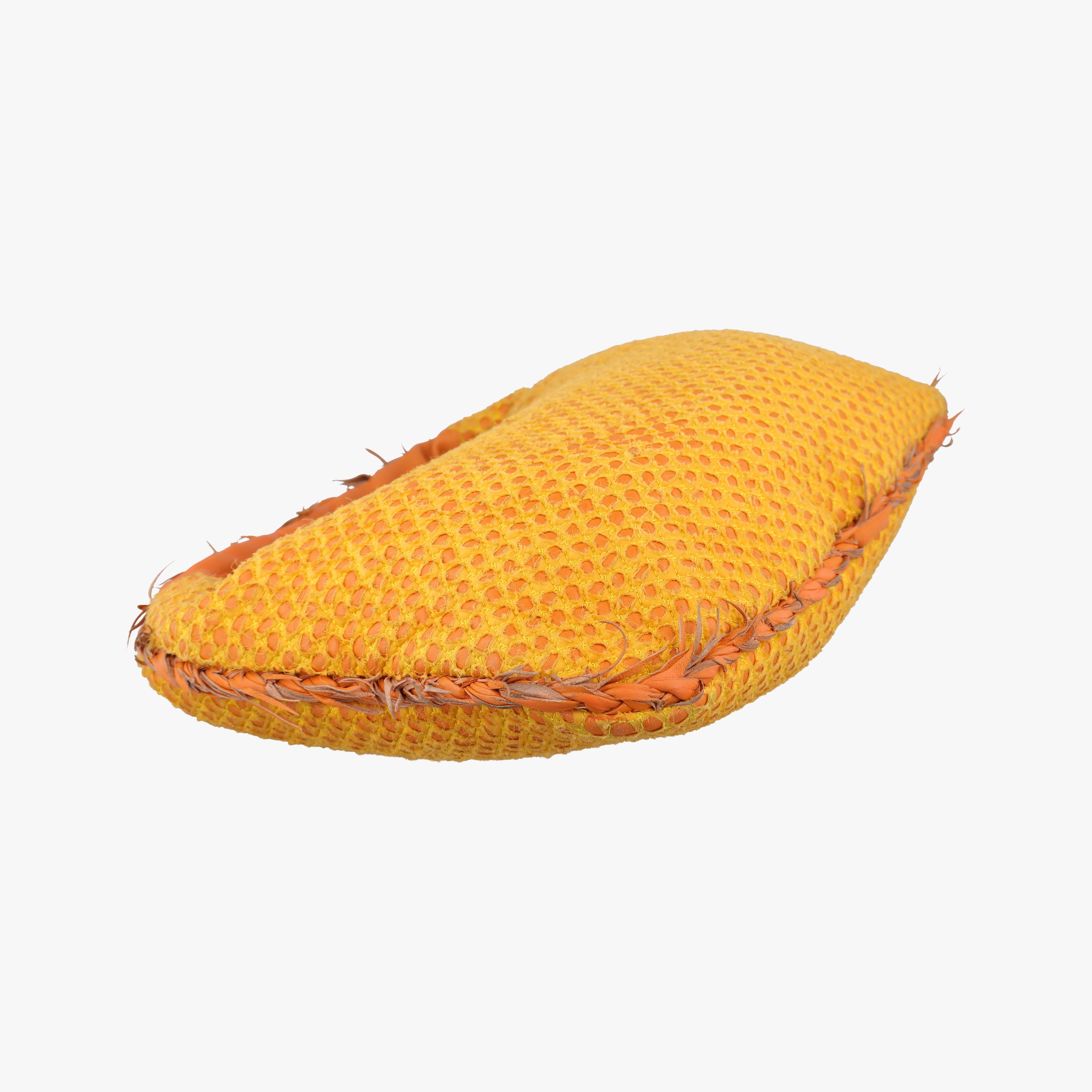 Secondhand Bottega Veneta Veneta Yellow lambskin  handbag | stylenewstar