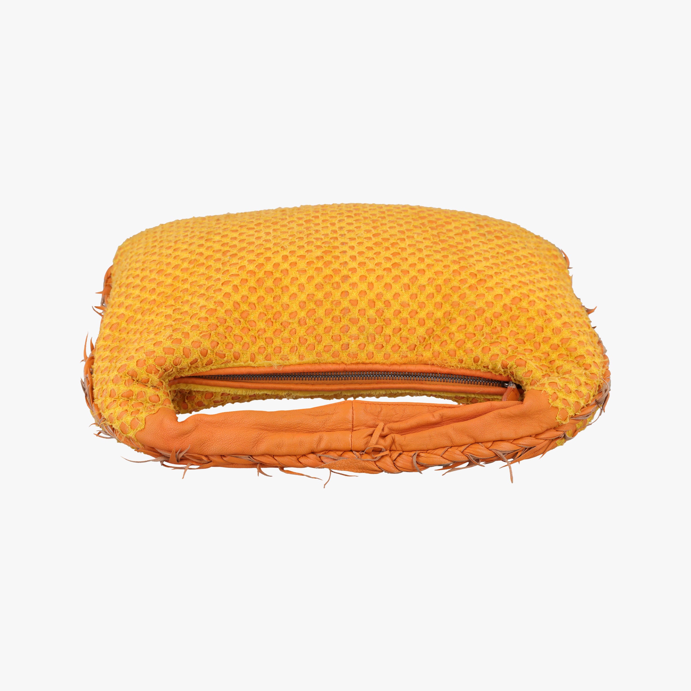 Secondhand Bottega Veneta Veneta Yellow lambskin  handbag | stylenewstar