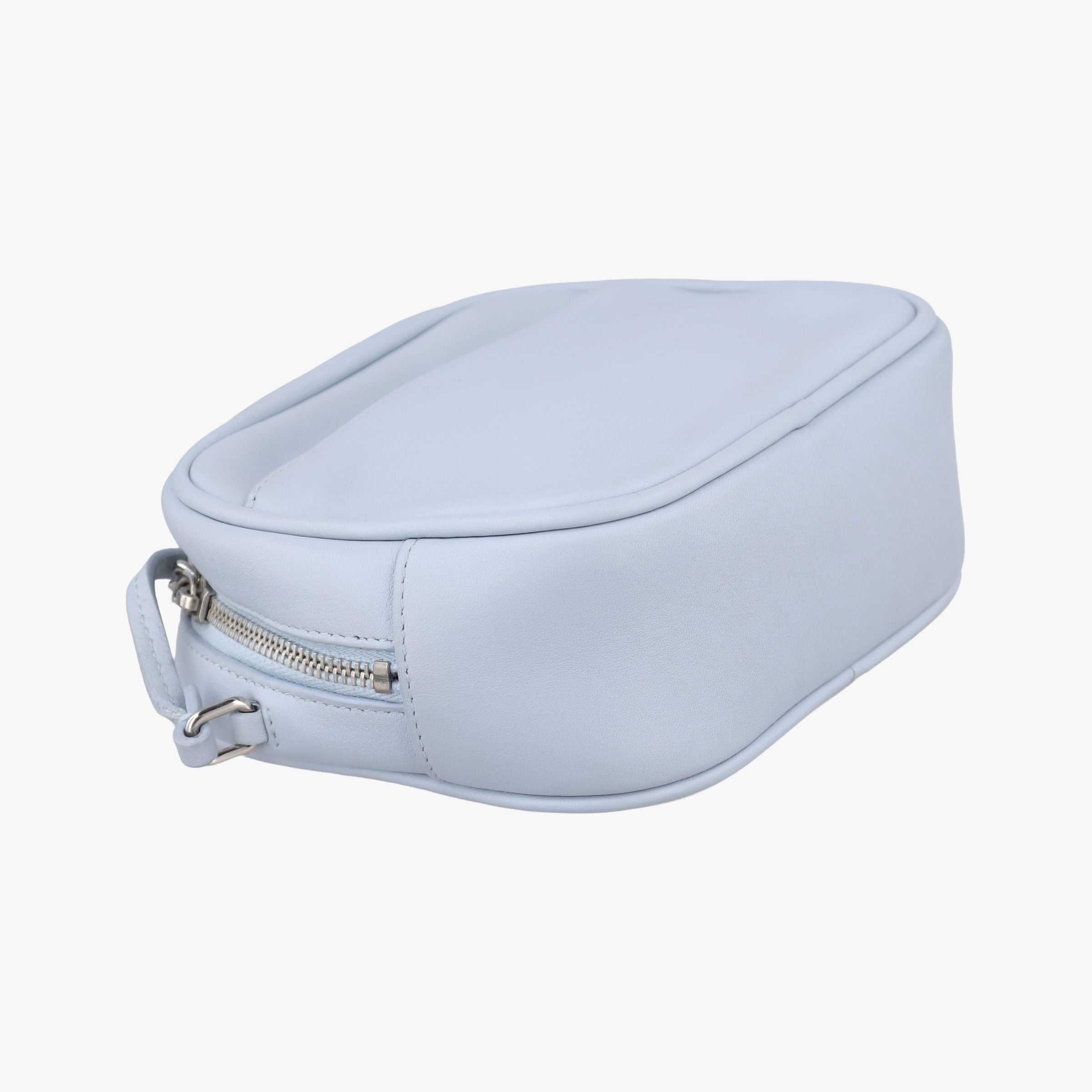 Pre-owned Yves Saint Laurent Monogram Blogger Blue Leather 425317 shoulderbag | stylenewstar