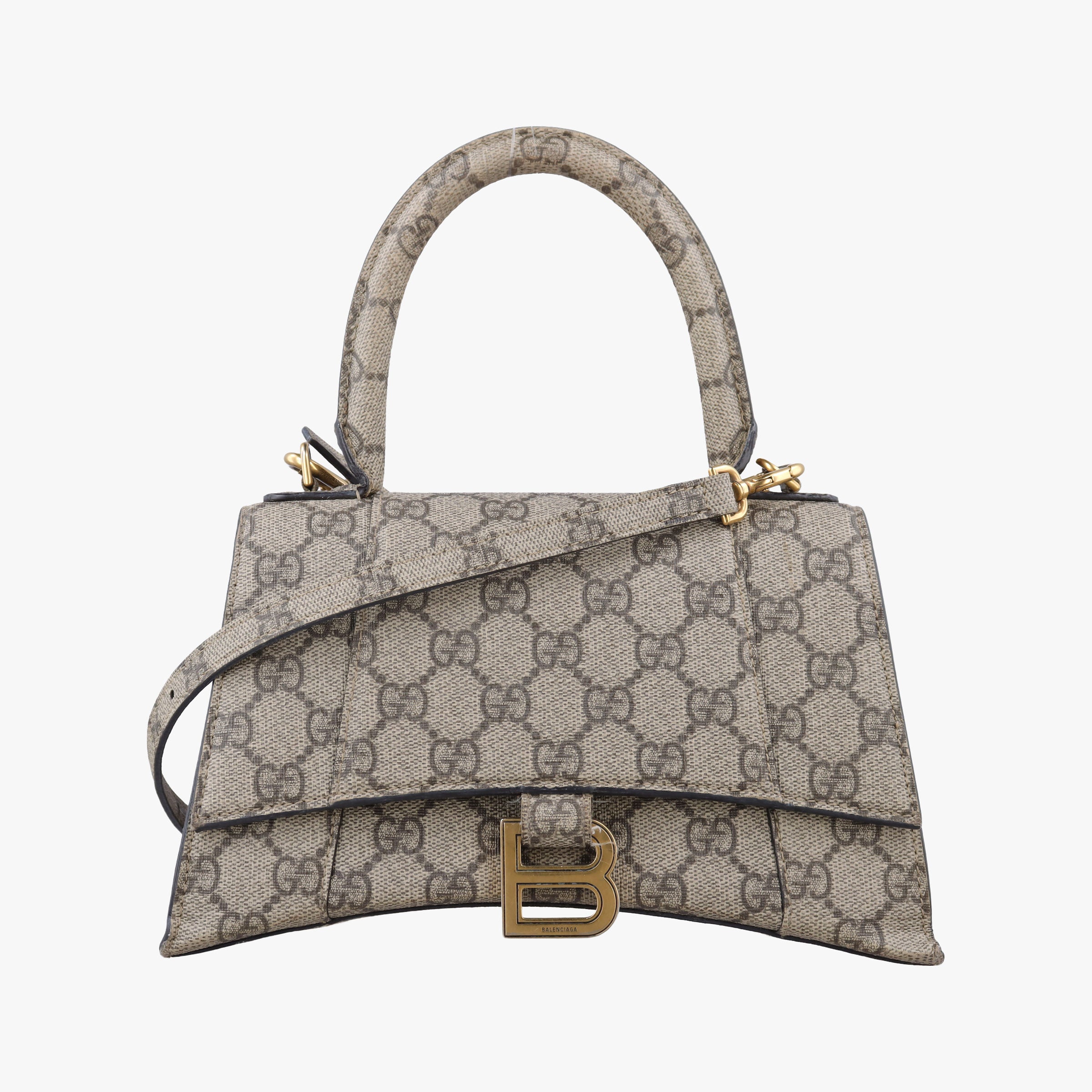 Secondhand Gucci Hourglass Hacker Project Brown PVC coated canvas 681697 shoulderbag | stylenewstar