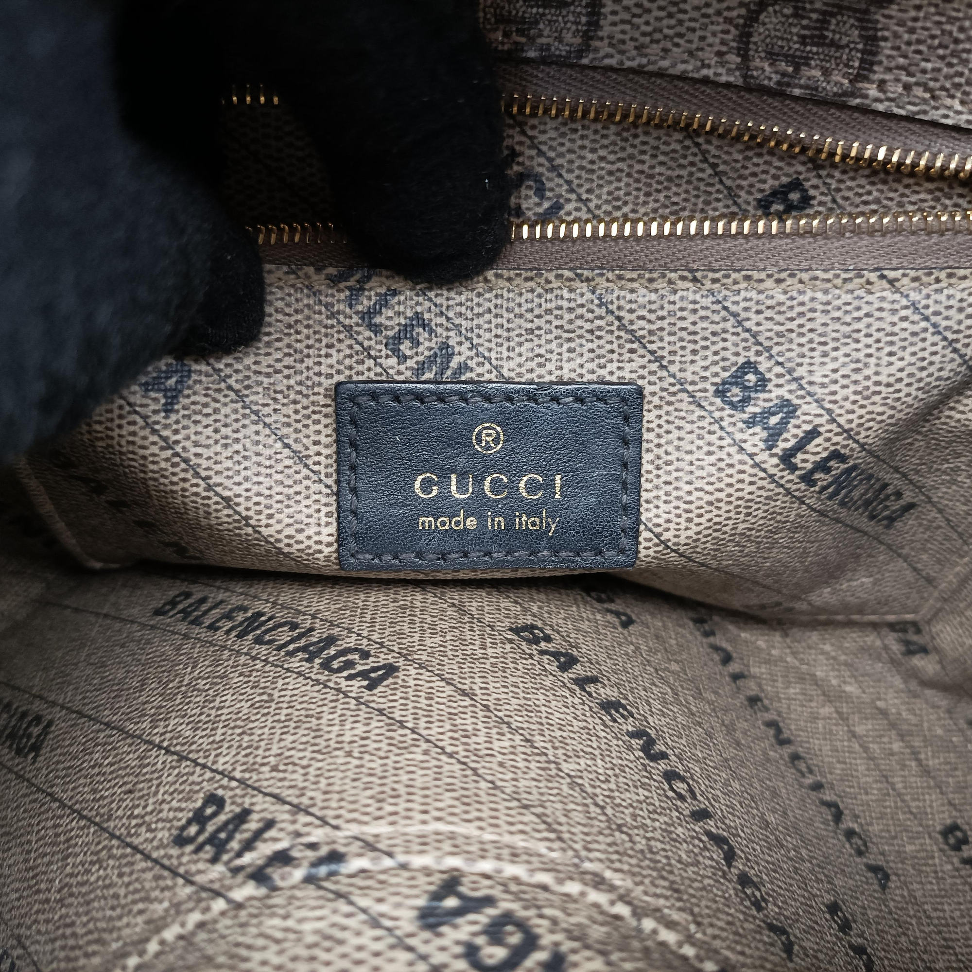 Secondhand Gucci Hourglass Hacker Project Brown PVC coated canvas 681697 shoulderbag | stylenewstar