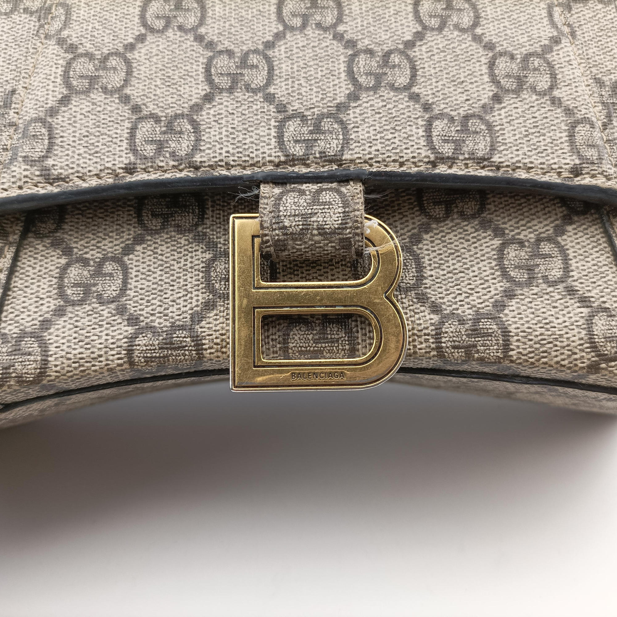 Secondhand Gucci Hourglass Hacker Project Brown PVC coated canvas 681697 shoulderbag | stylenewstar