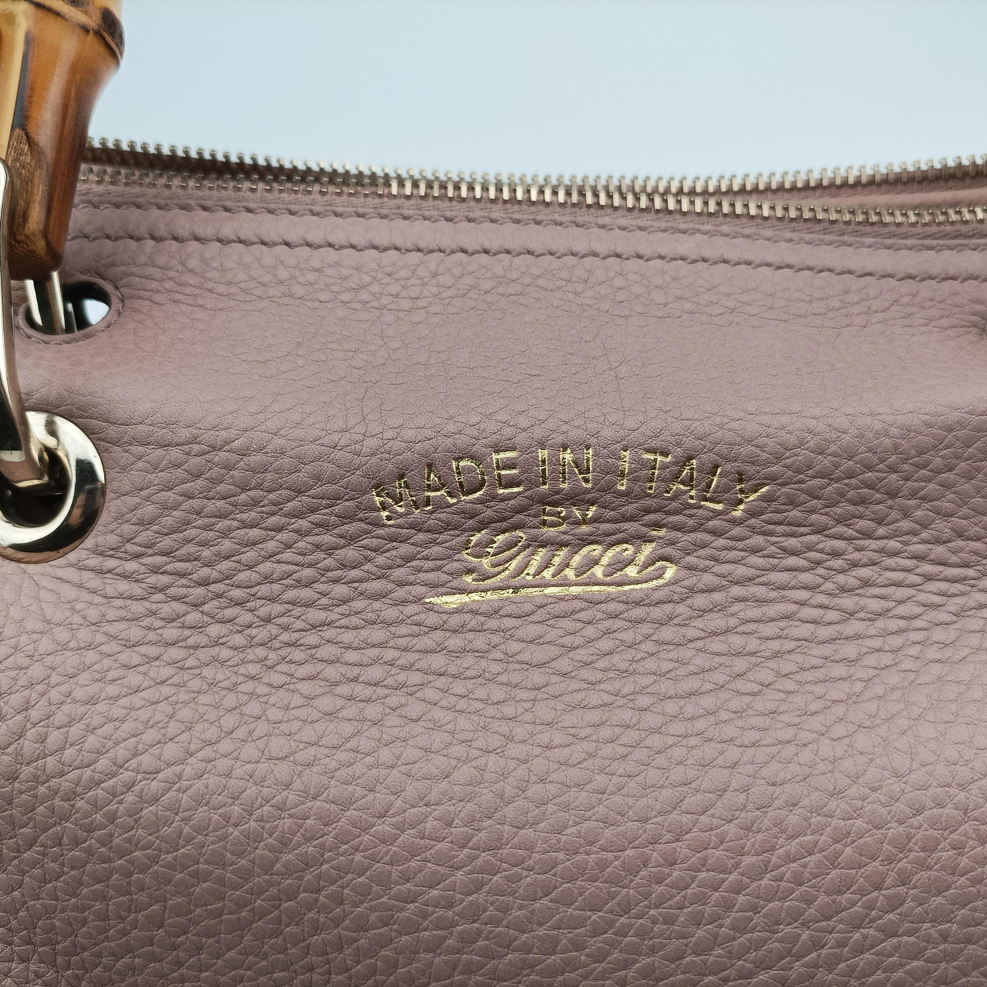 Secondhand Gucci bamboo shopper Pink Leather 353124 shoulderbag | stylenewstar