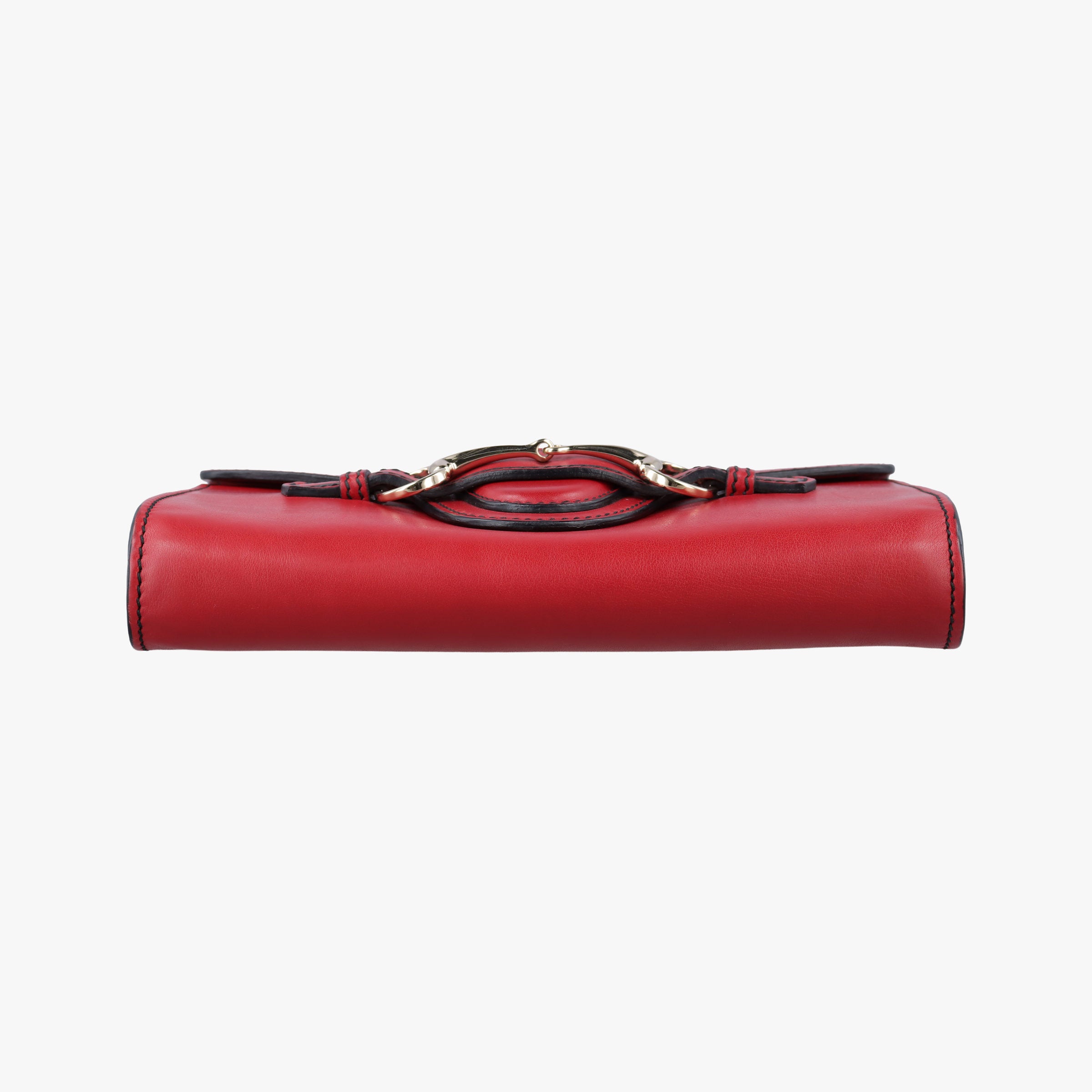 Pre-owned Gucci Emily Red Leather 283063 shoulderbag | stylenewstar
