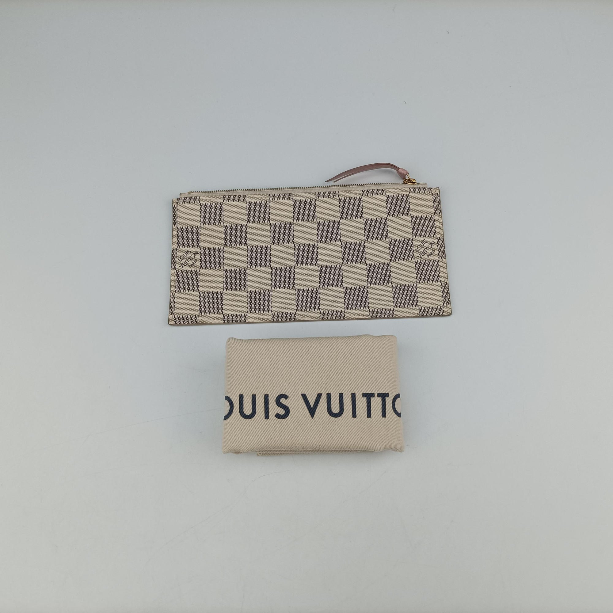 Secondhand Louis Vuitton Pochette FeLICIE Azur Damier Canvas N63106 shoulderbag | stylenewstar