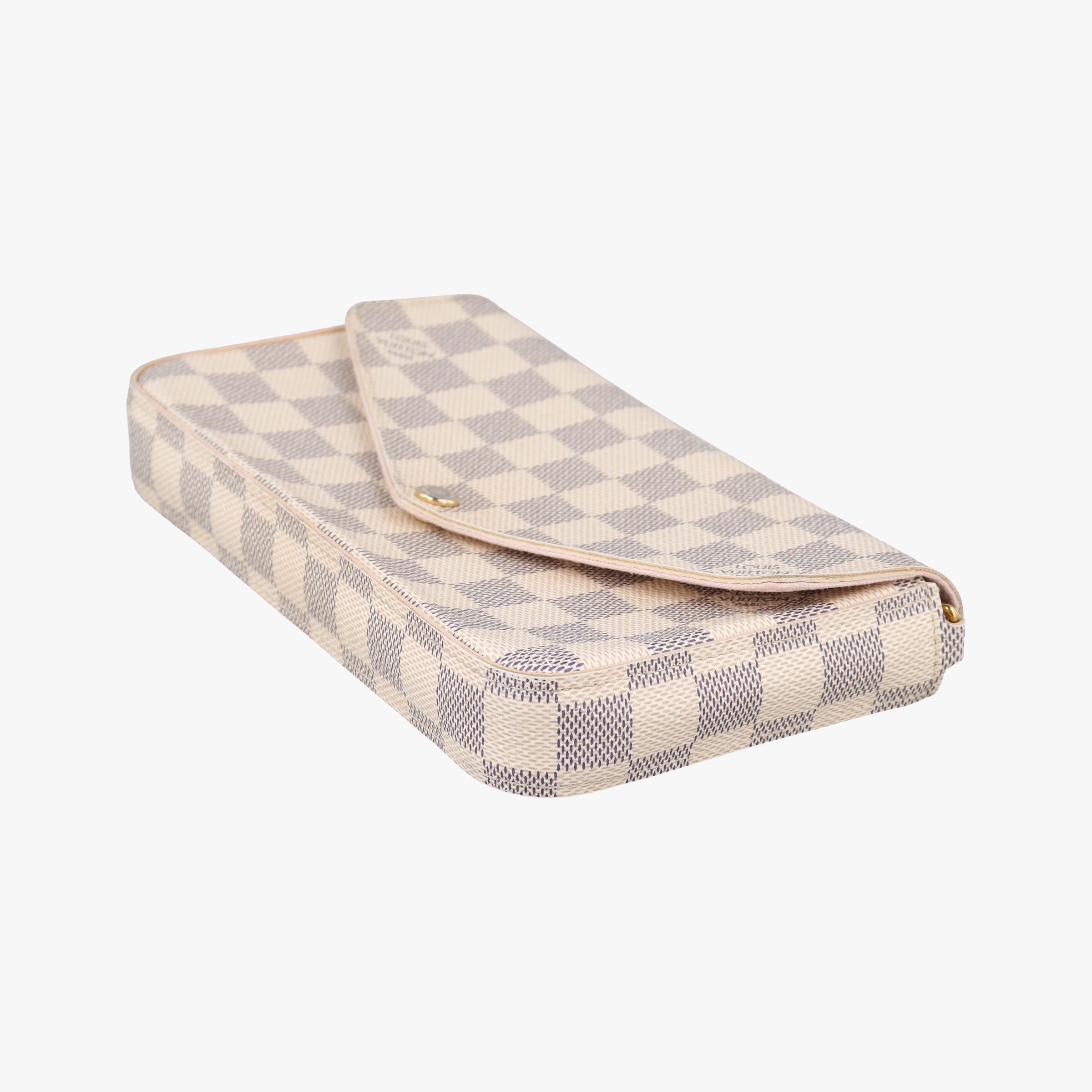 Secondhand Louis Vuitton Pochette FeLICIE Azur Damier Canvas N63106 shoulderbag | stylenewstar