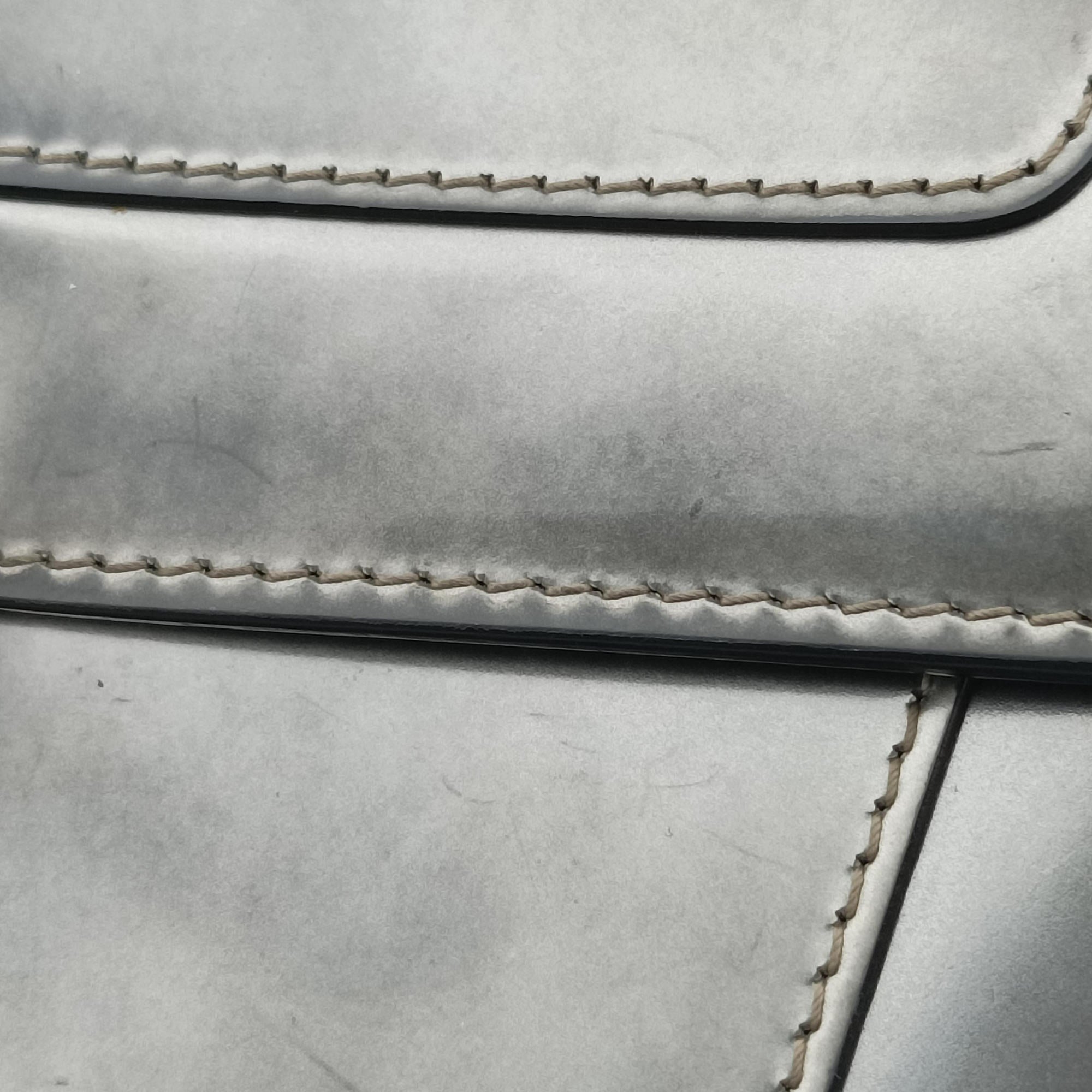 Pre-owned Bvlgari SERPENTI FOREVER Silver Enamel  shoulderbag | stylenewstar