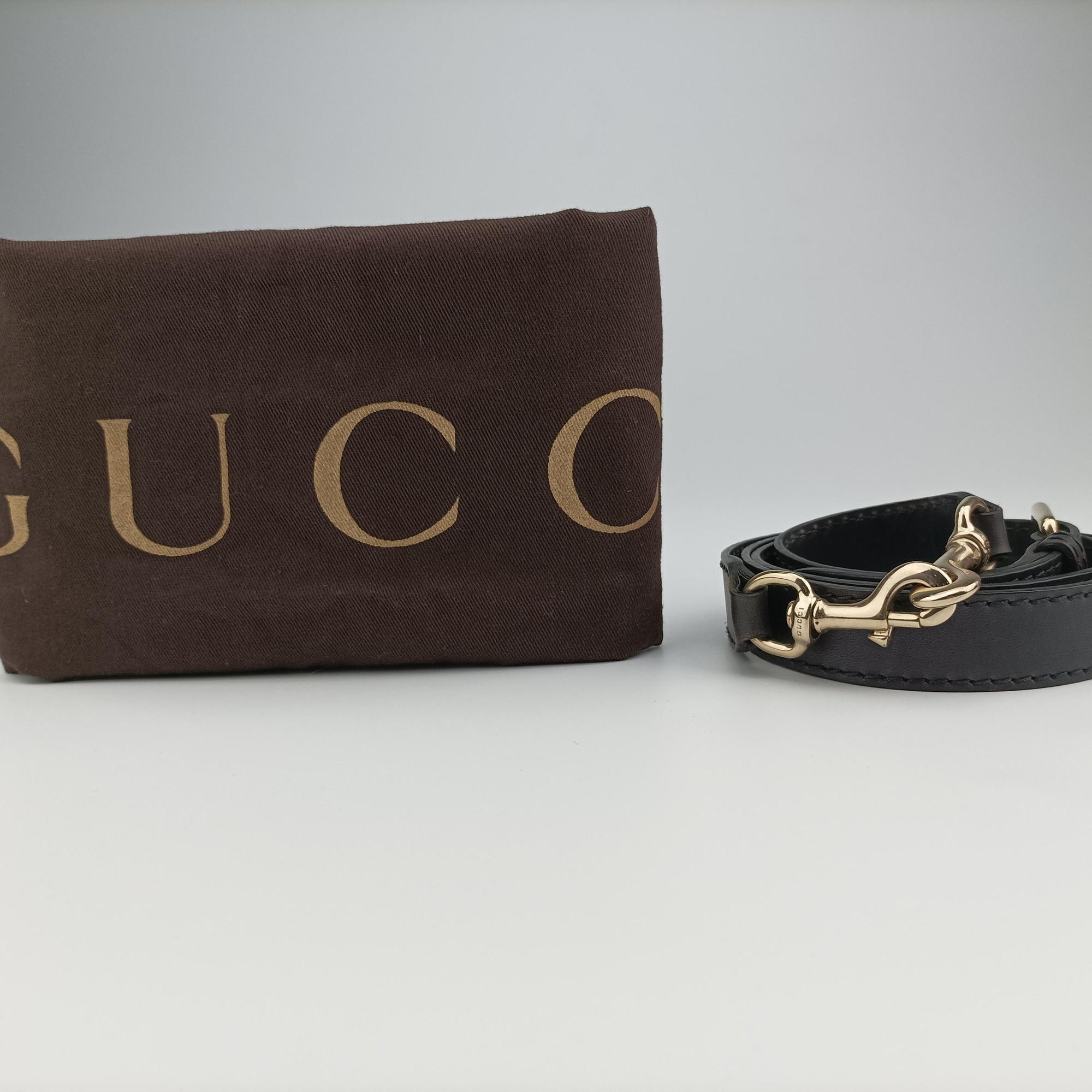 Vintage Gucci Sherry Line navy×red×beige canvas×leather 247205 shoulderbag | stylenewstar