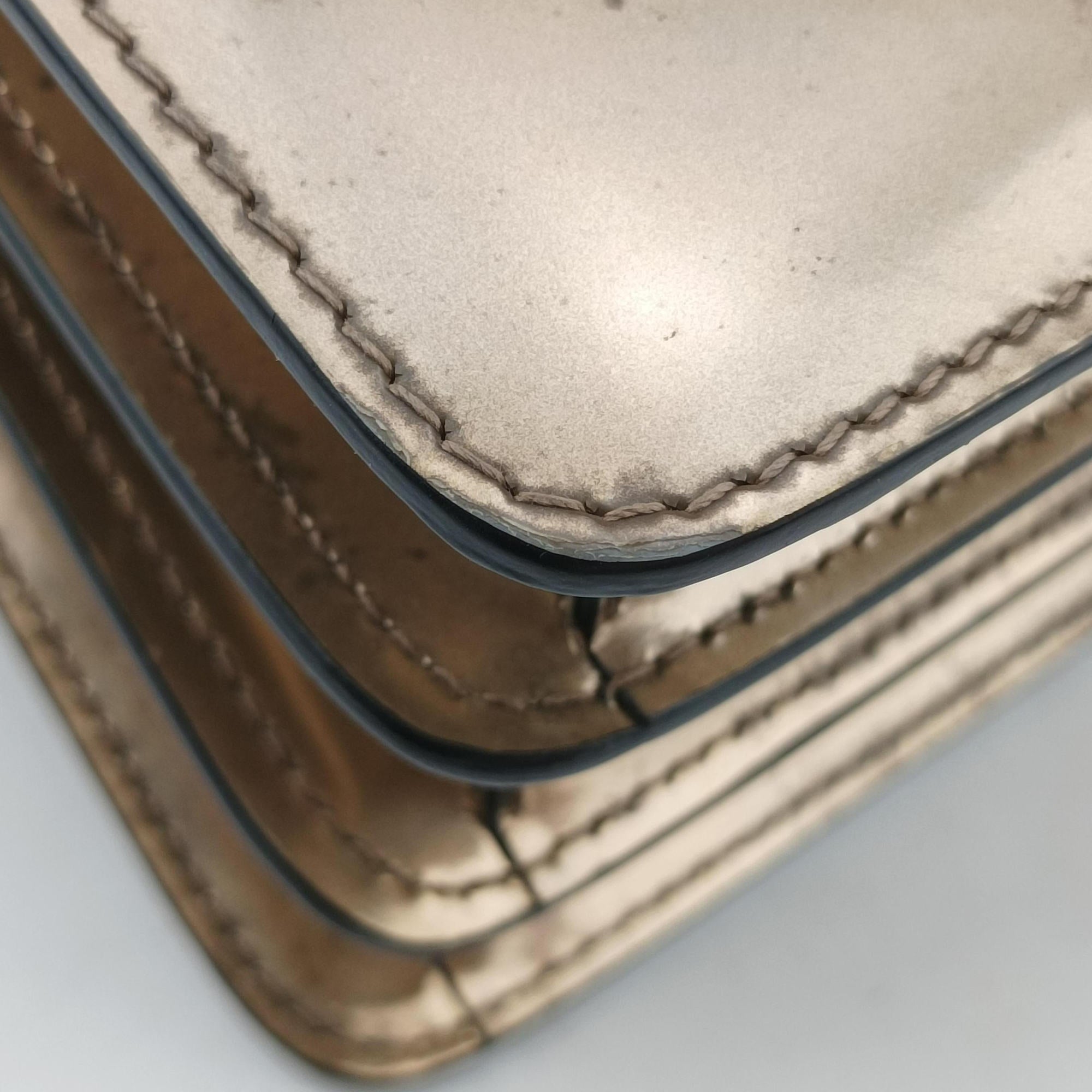Vintage Bvlgari SERPENTI FOREVER Golden Patent  shoulderbag | stylenewstar