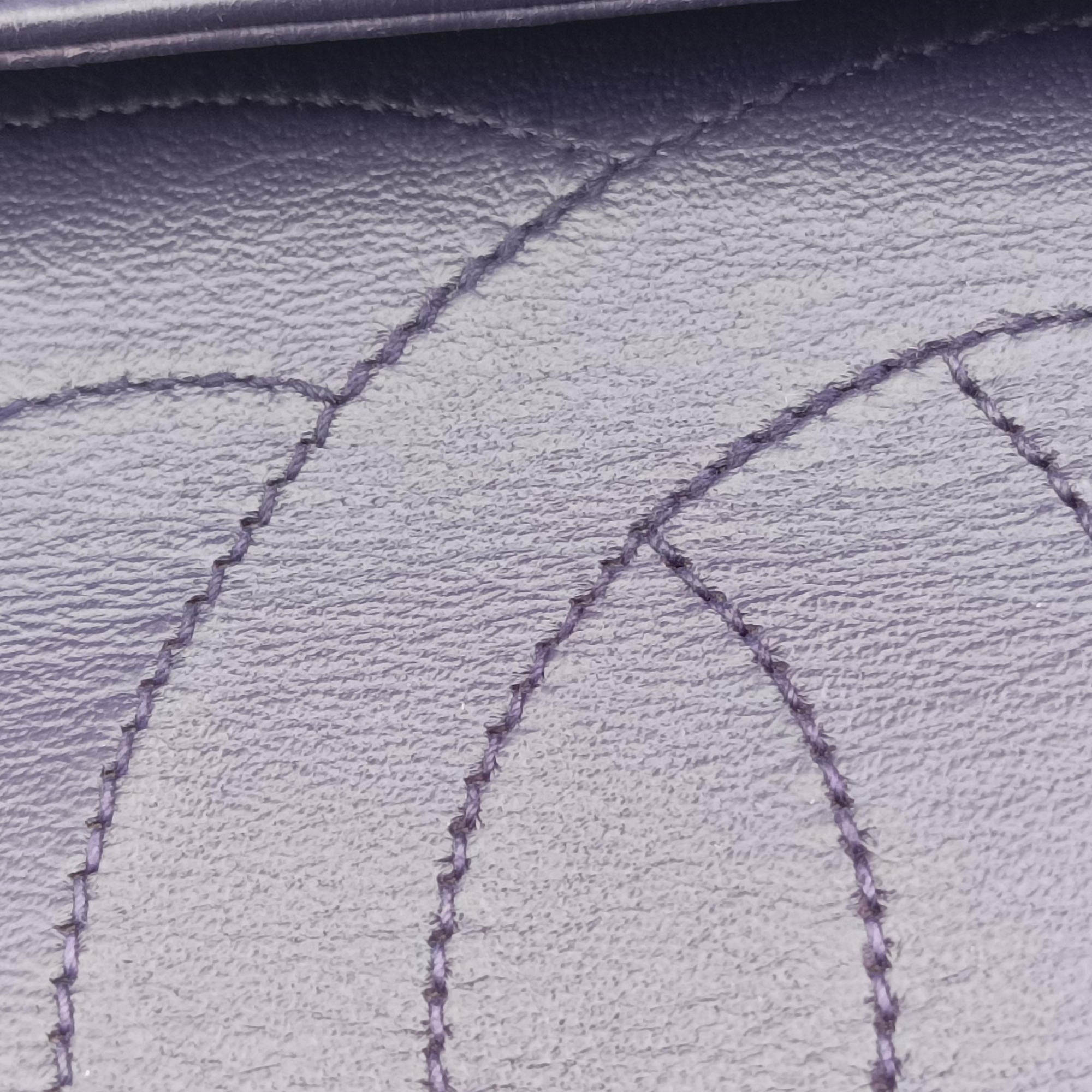Pre-owned Chanel 2.55 double flap Matelasse Purple Patent A37590 shoulderbag | stylenewstar