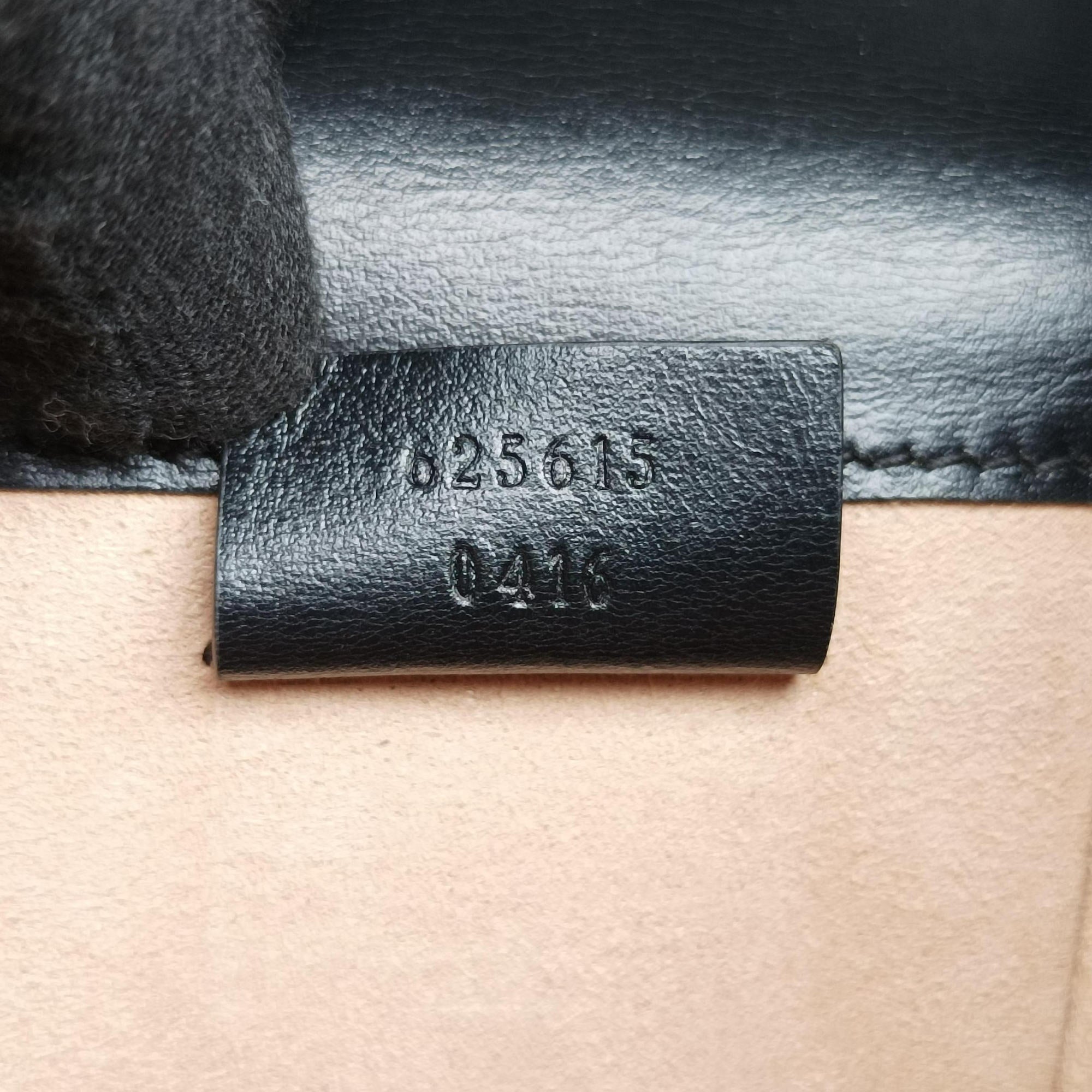 Secondhand Gucci HORSEBIT 1955 Black Leather 625615 shoulderbag | stylenewstar