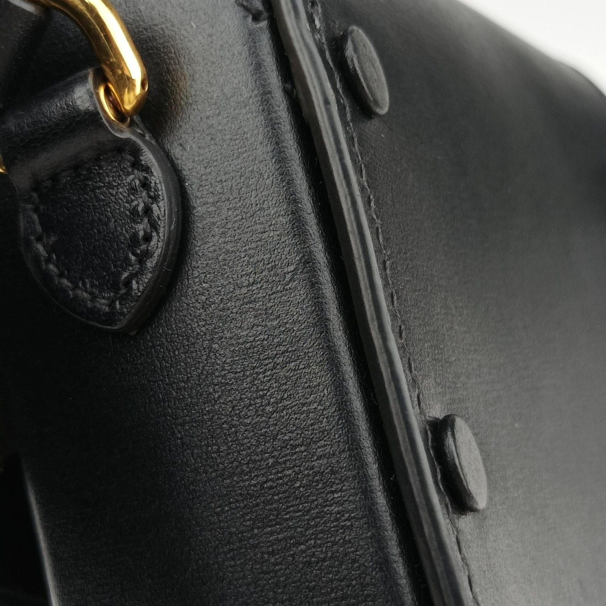 Secondhand Gucci HORSEBIT 1955 Black Leather 625615 shoulderbag | stylenewstar
