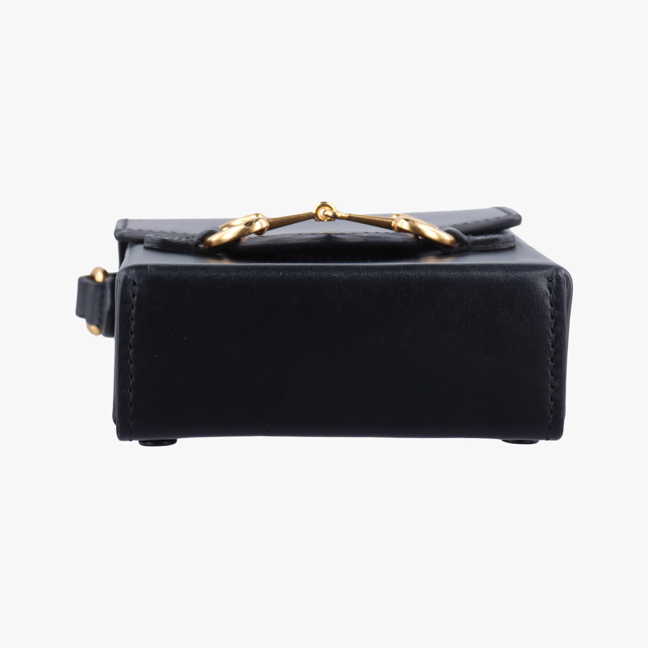 Secondhand Gucci HORSEBIT 1955 Black Leather 625615 shoulderbag | stylenewstar